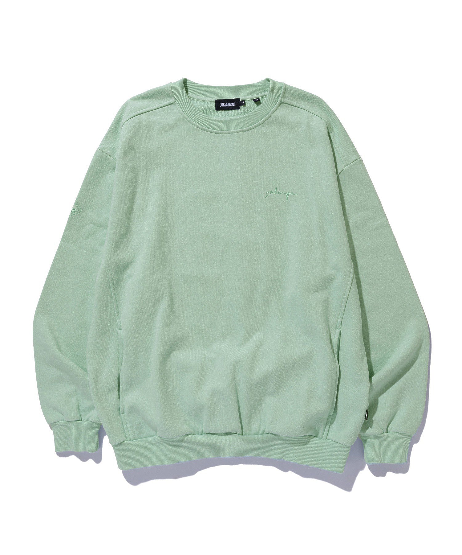 PANELED CREWNECK SWEATSHIRT