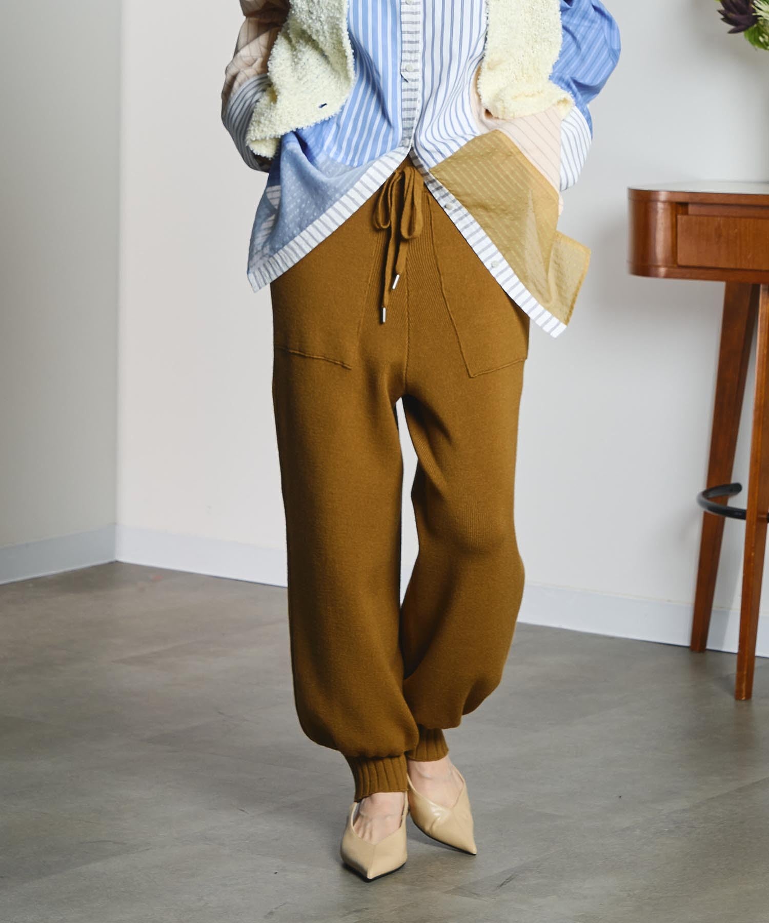 GENE HEAVENS/KNIT JOGGER PANTS
