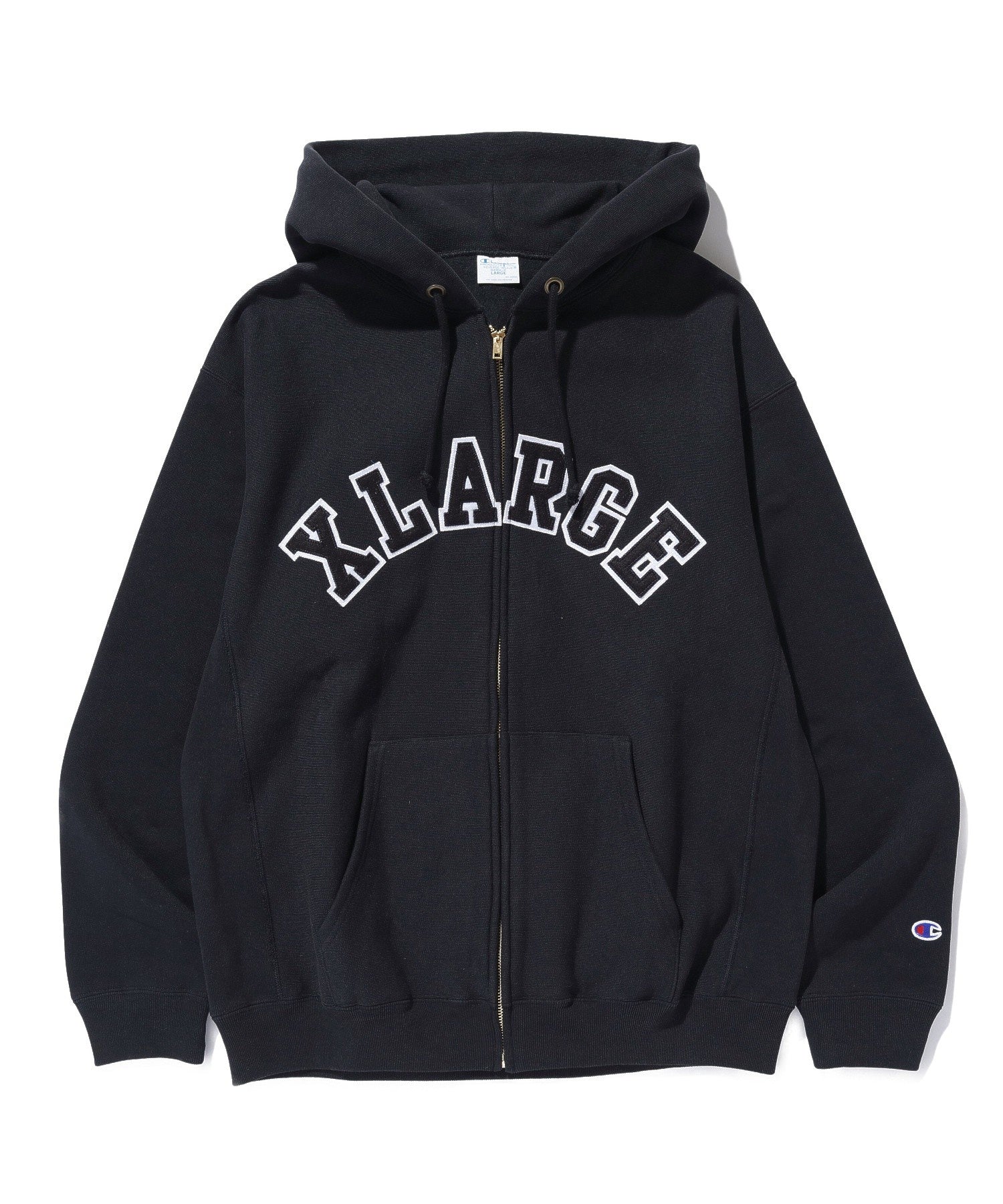XLARGE×Champion REVERSE WEAVE ZIP HOODED SWEATSHIRT