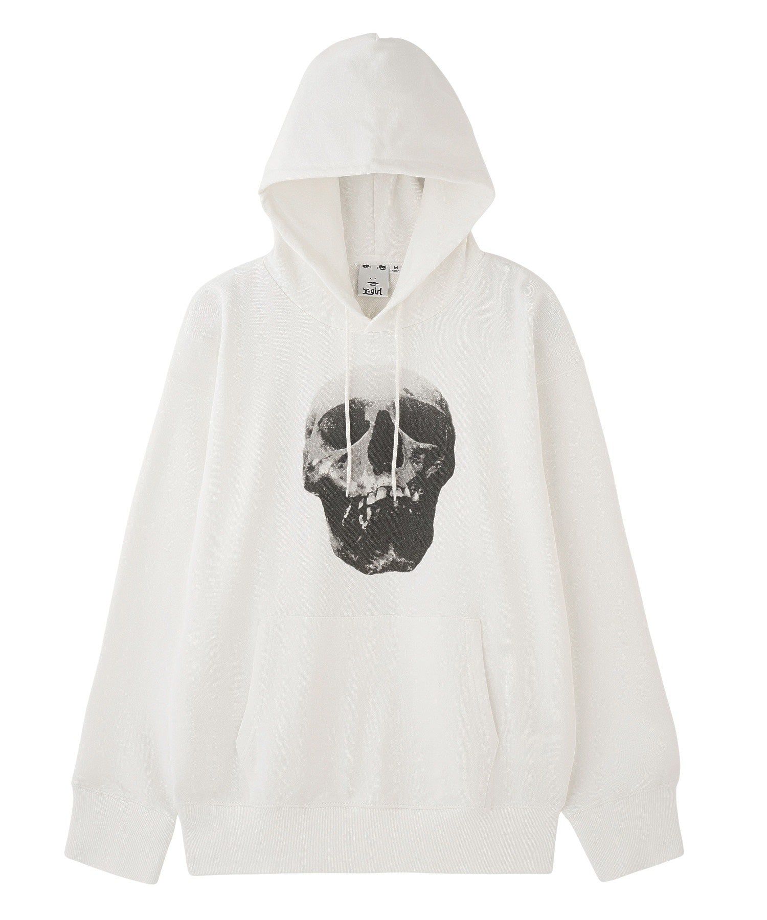 X-girl x HYSTERIC GLAMOUR SCULL AND BERRY HOODIE