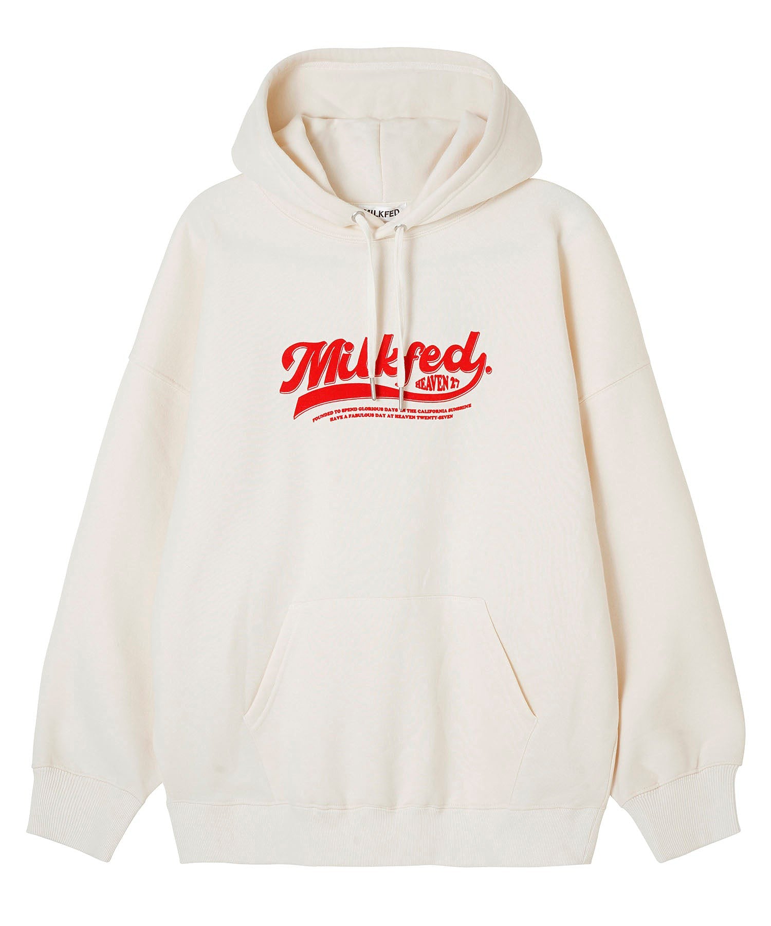 CURSIVE LOGO BIG HOODIE MILKFED.