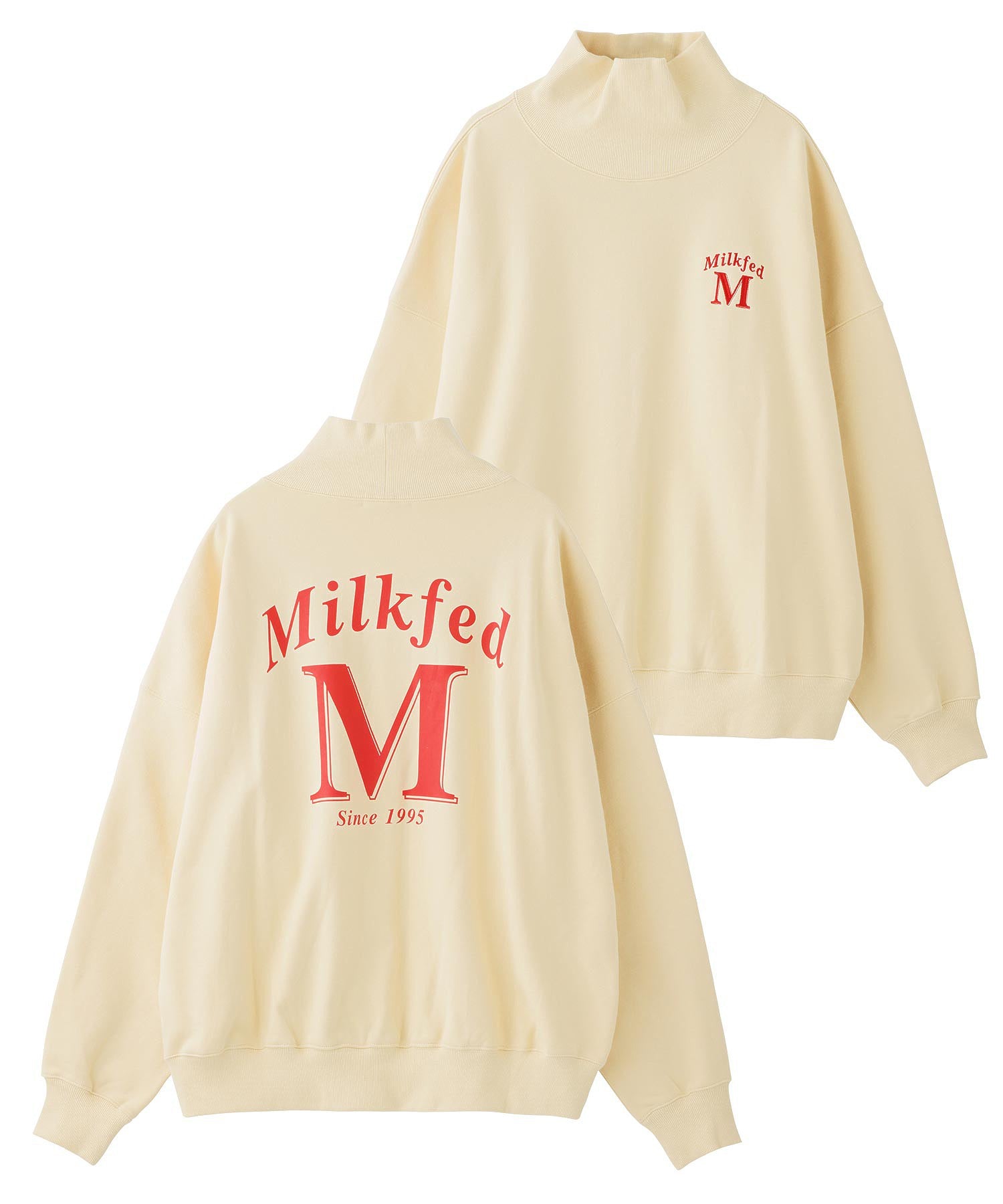 HIGH NECK SWEAT TOP MILKFED.