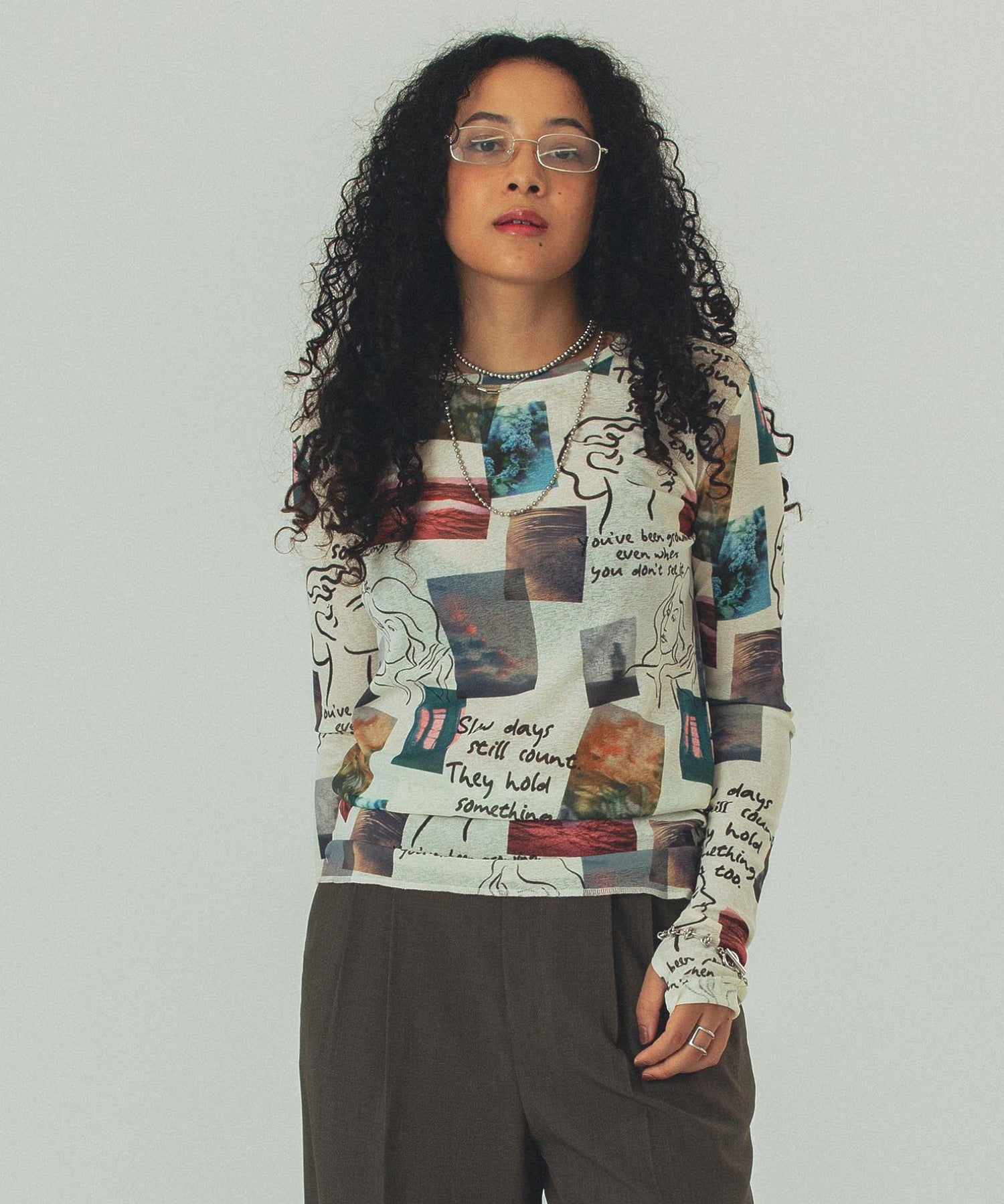 ART PRINT L/S TEE