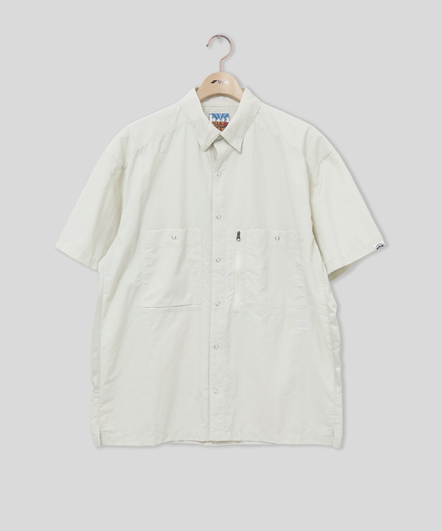 CCC/シティーカントリーシティー/TASLAN NYLON S/S SHIRT 261W002