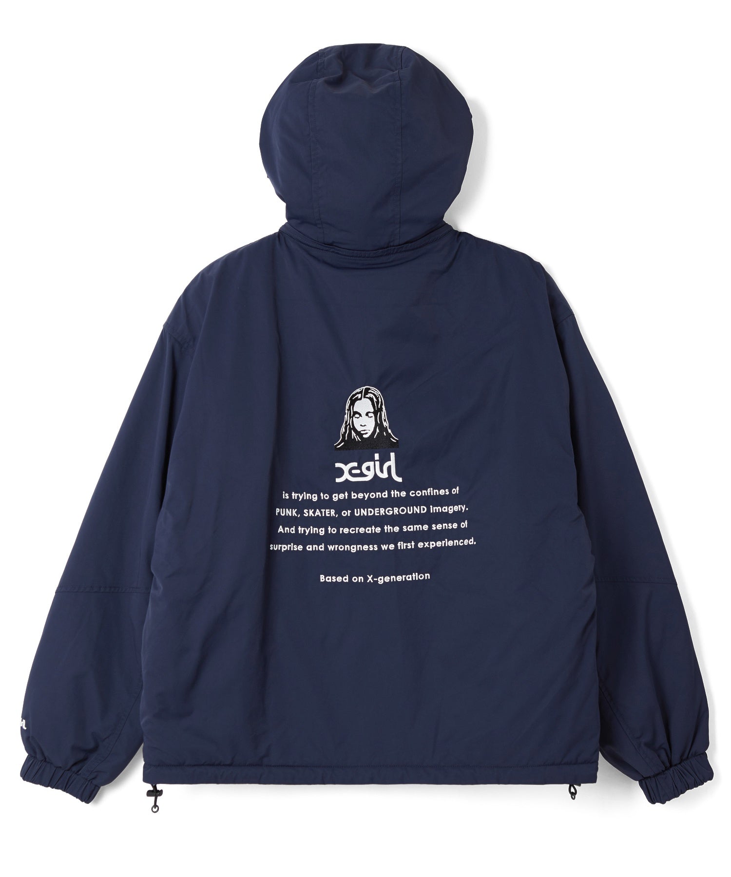 FACE EMBROIDERED PATCH REVERSIBLE JACKET