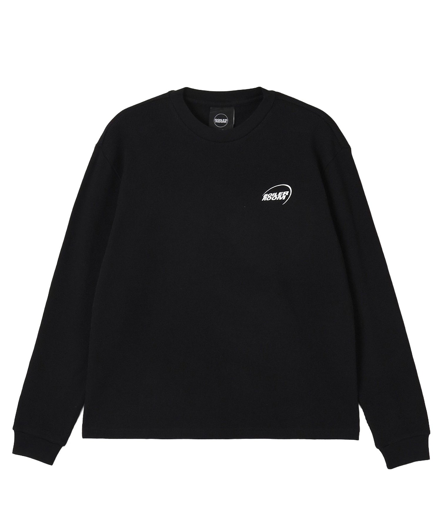 BOILER ROOM/ボイラールーム/WAFFLE LONG SLEEVE AW25LS01BLK