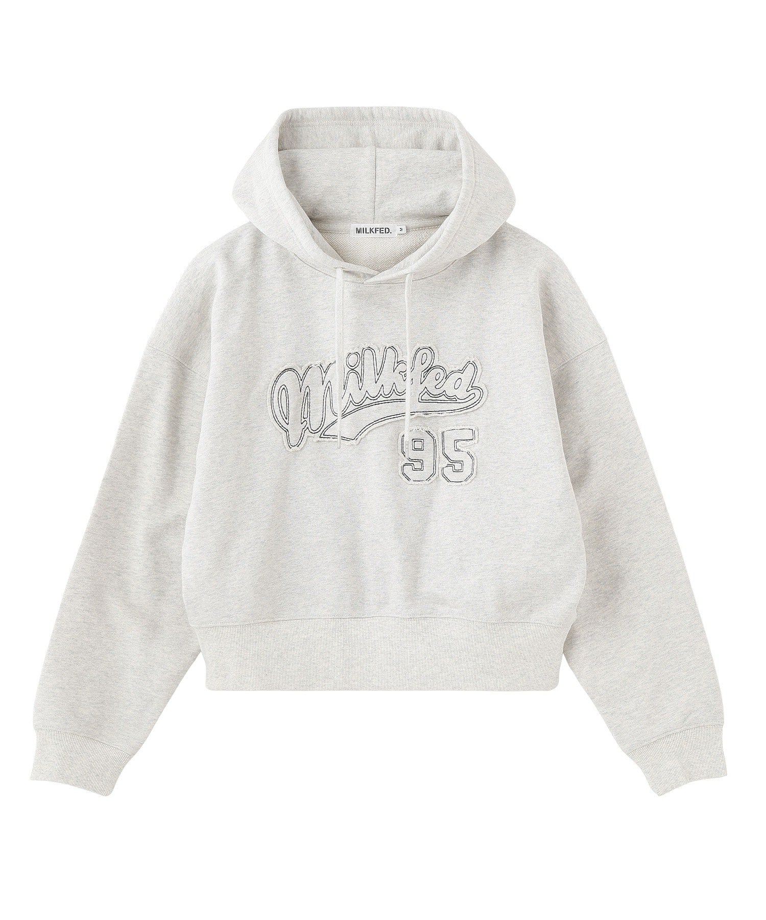 STITCHED LOGO SHORT HOODIE