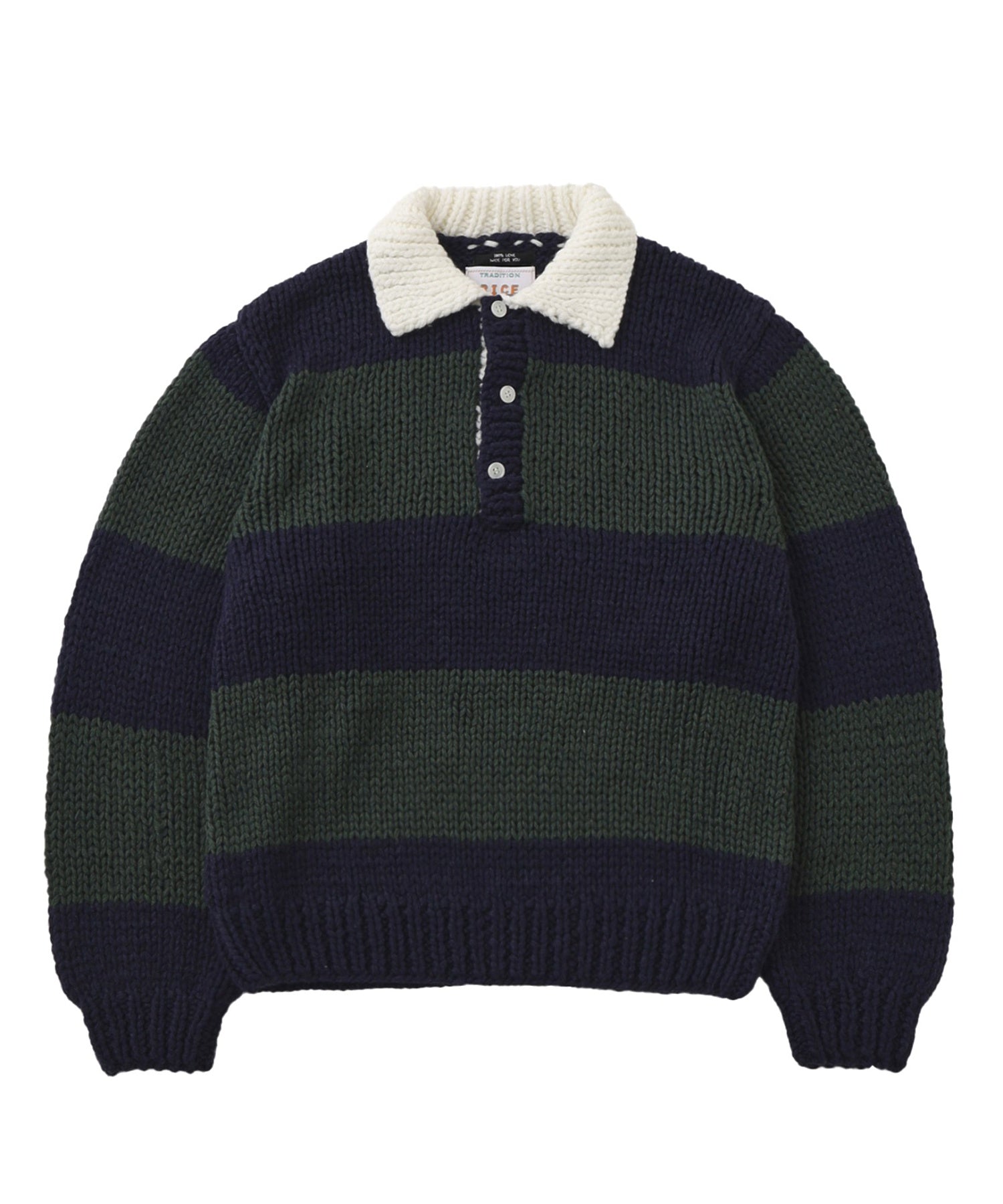 RICE NINE TEN/ライスナインテン/HAND KNITTING RUGBY SHIRT HKN-RUG