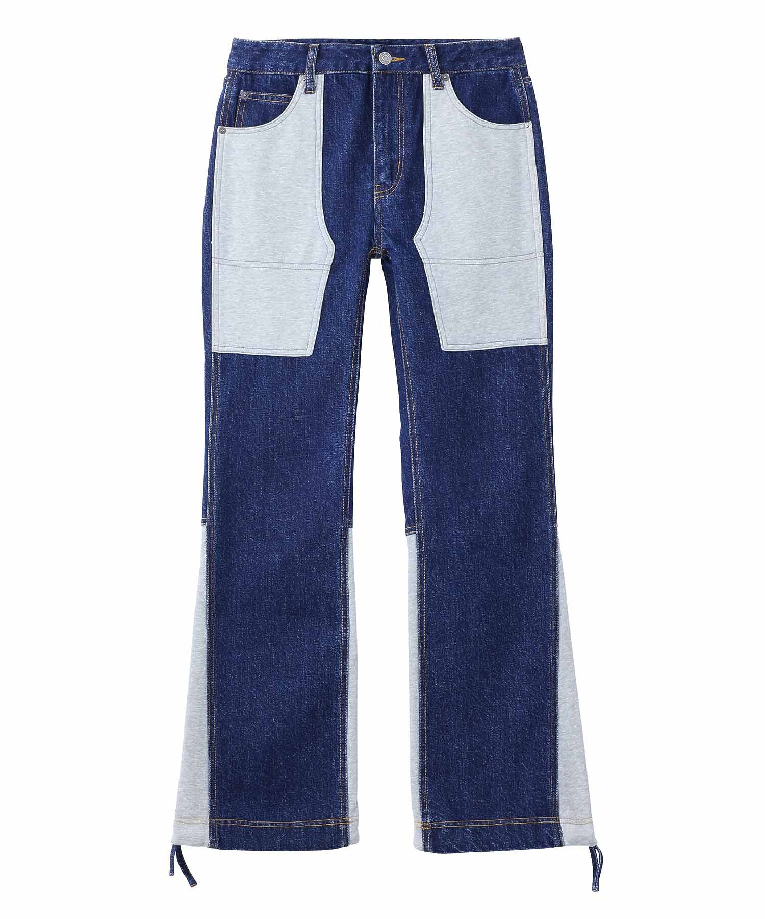 JERSEY WOVEN MIX PANTS X-girl