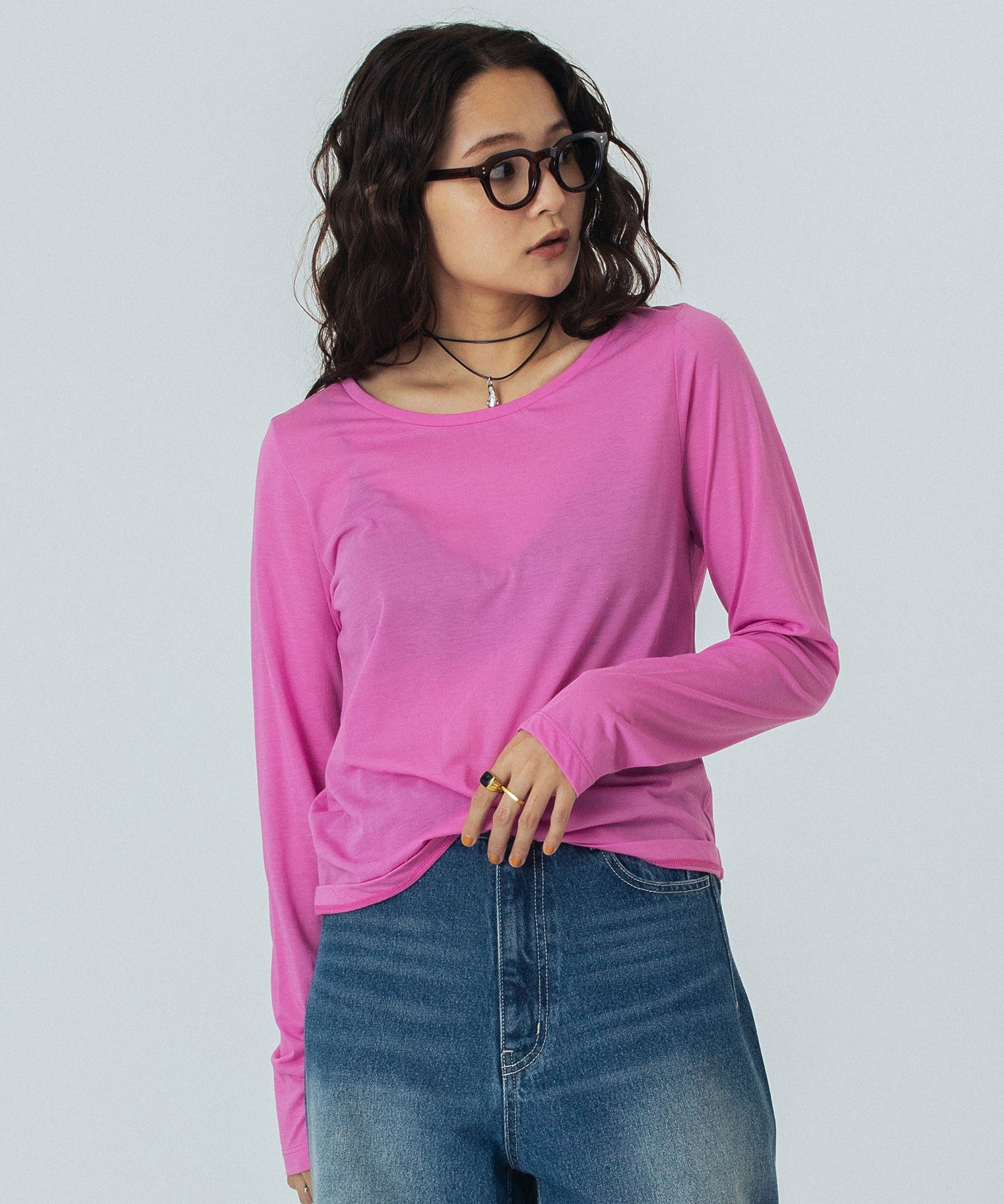 SHEER  L/S TOP