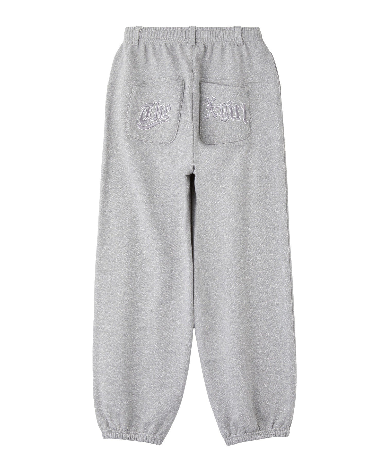 EMBROIDERED POCKET VOLUME SWEATPANTS
