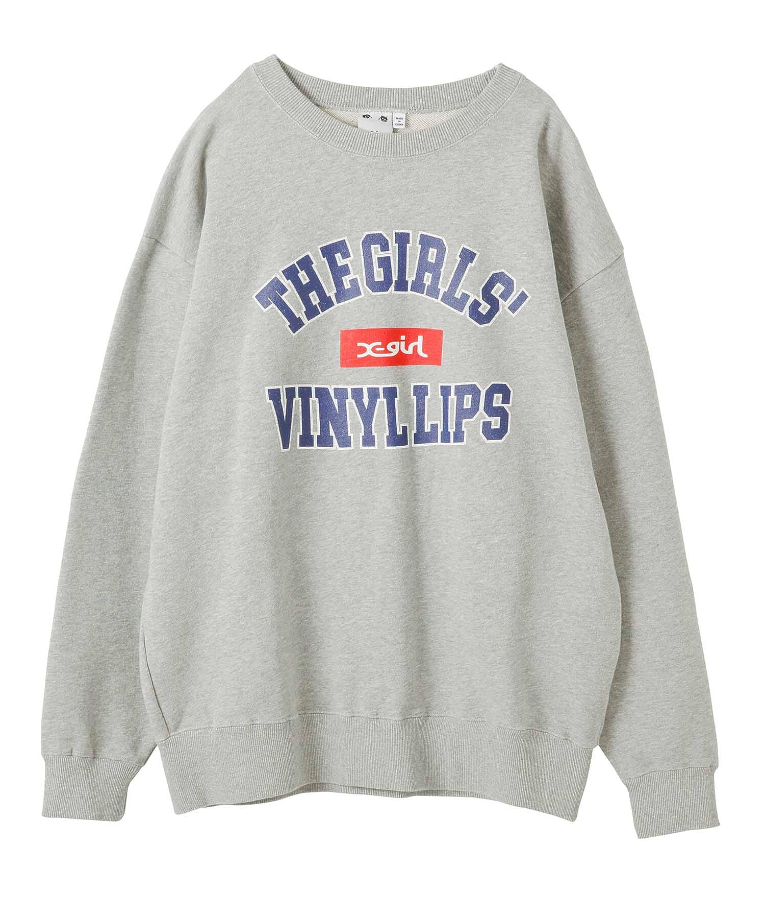 COLLEGE BOX LOGO SWEAT TOP X-girl