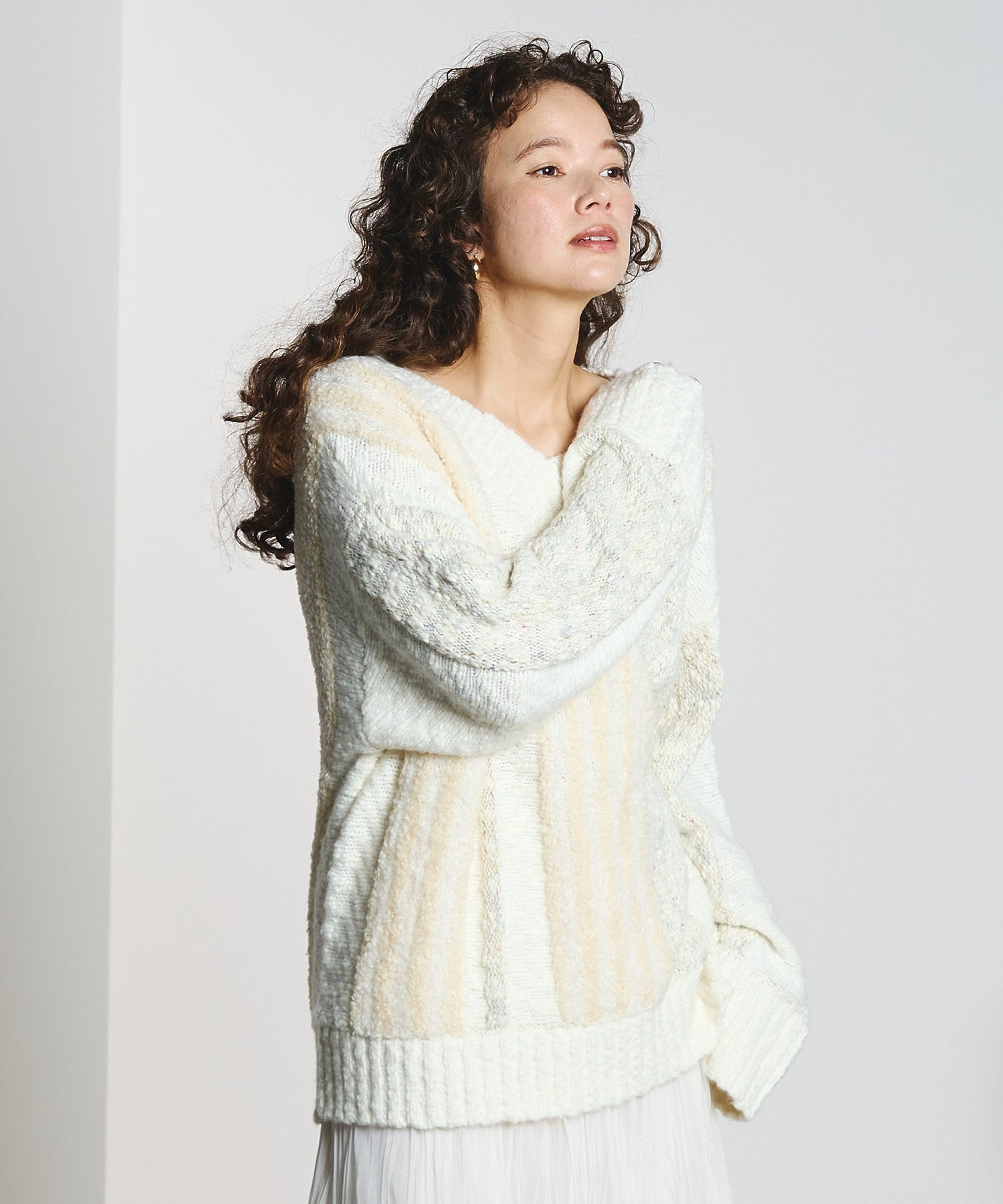 MIX KNIT PULLOVER