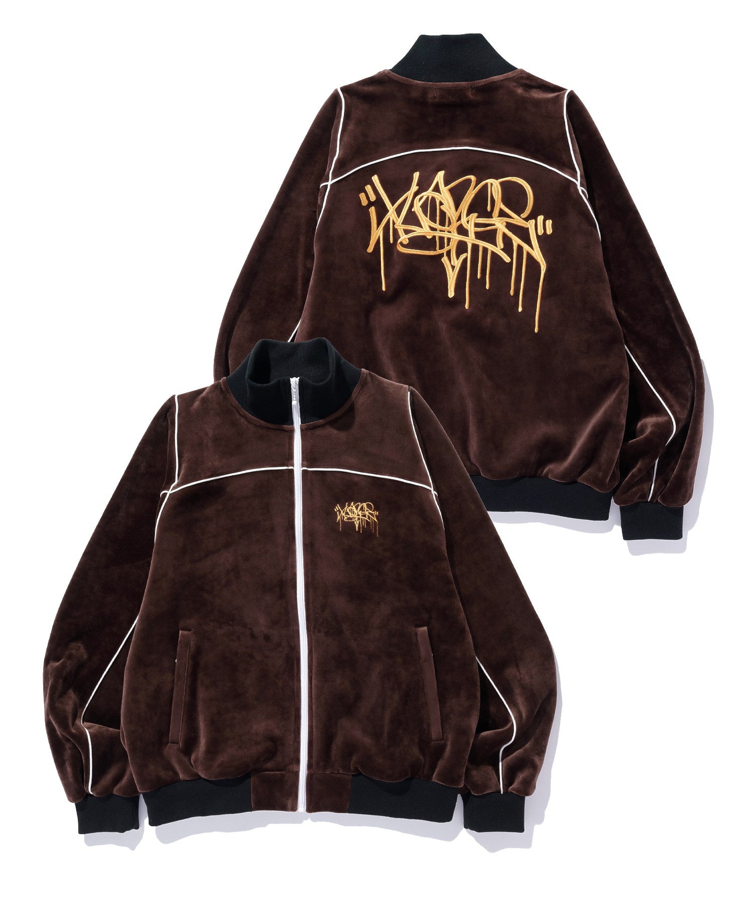 TAGGING VELOUR JACKET