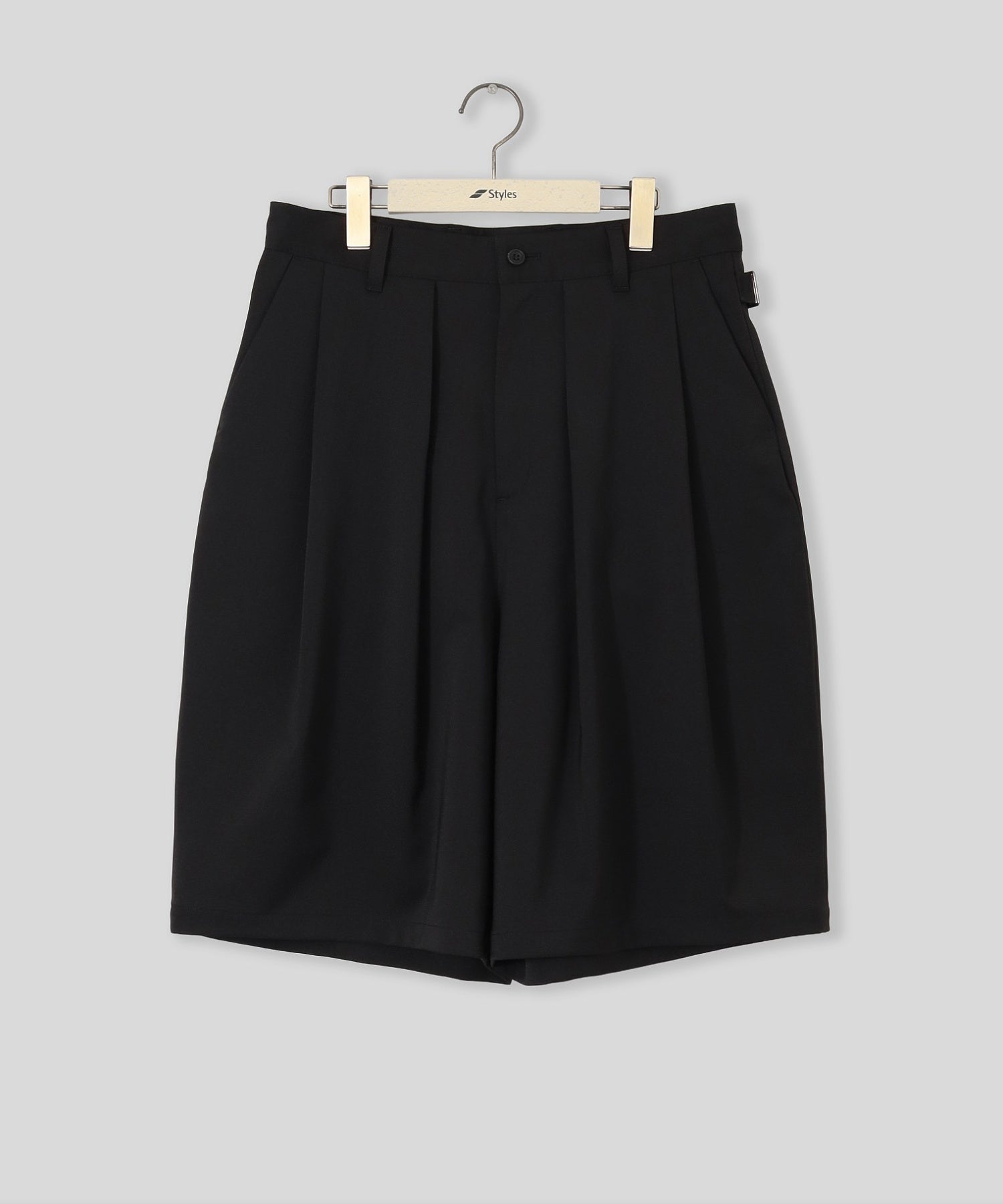 WHITE MOUNTAINEERING/ホワイトマウンテニアリング/8 TUCK WIDE SHORT PANTS WM2671403