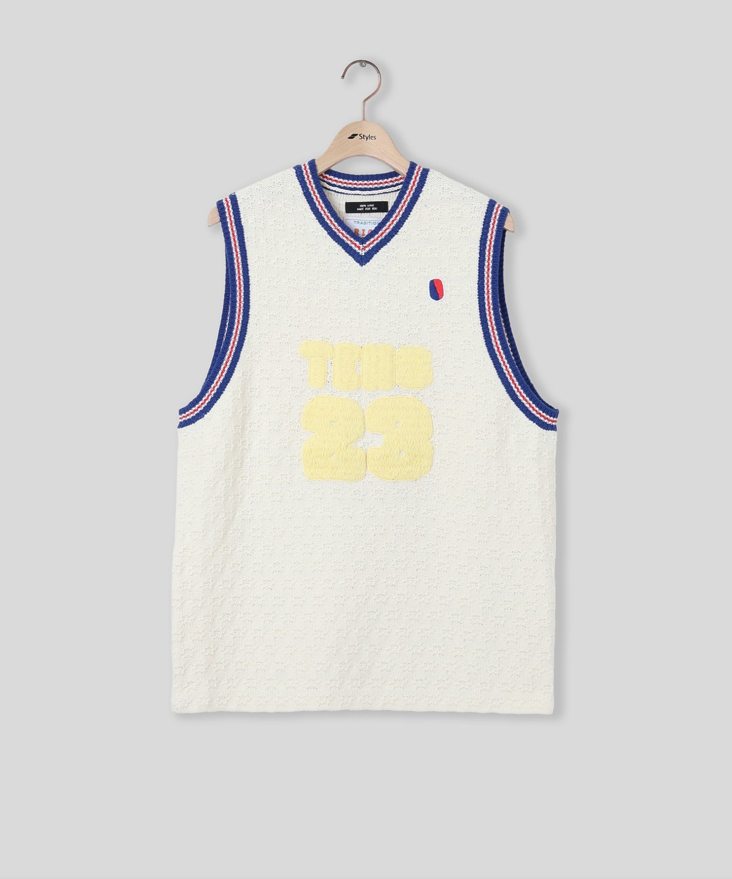 RICE NINE TEN/ライスナインテン/KNITTING BASKETBALL TANK TOP KN-BBTT