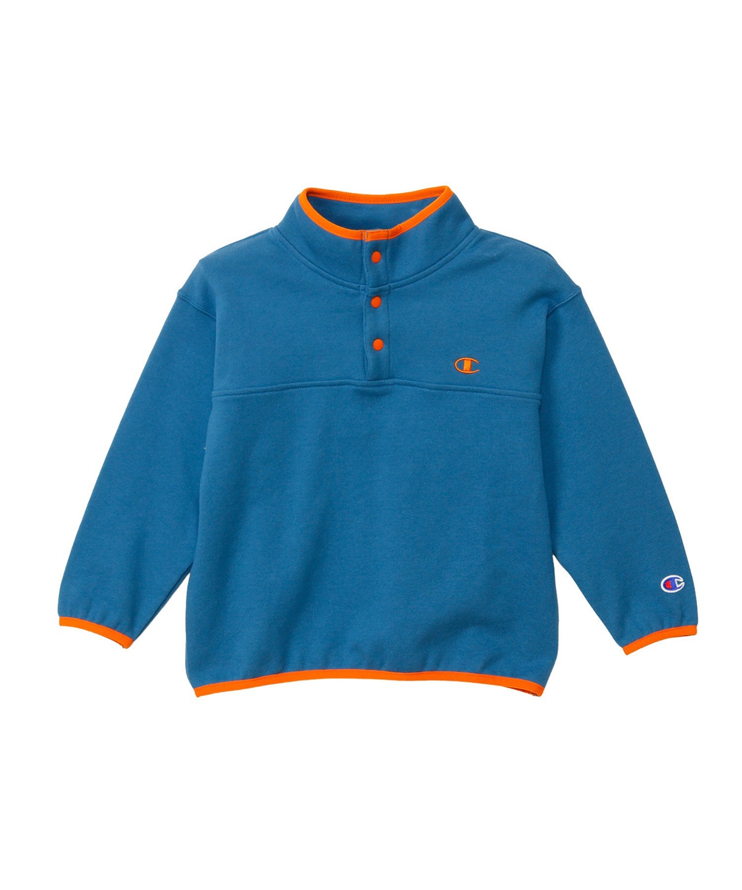 【Champion® KIDS】HALF SNAP SWEATSHIRT