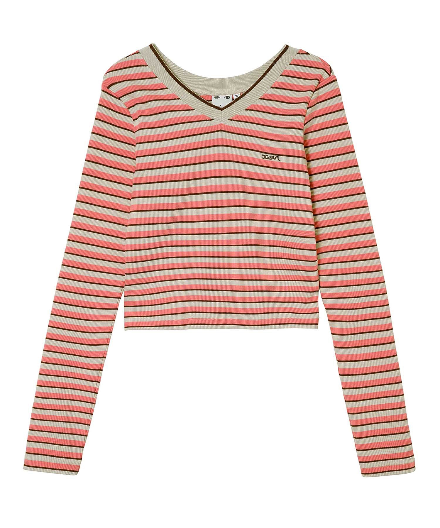 MULTI STRIPE COMPACT TOP X-girl