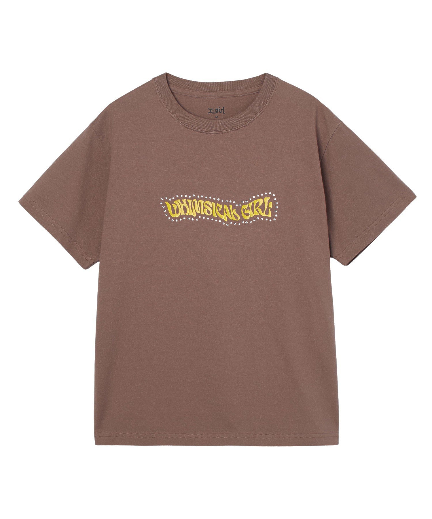 RHINESTONE AND BUTTERFLY LOGO S/S TEE