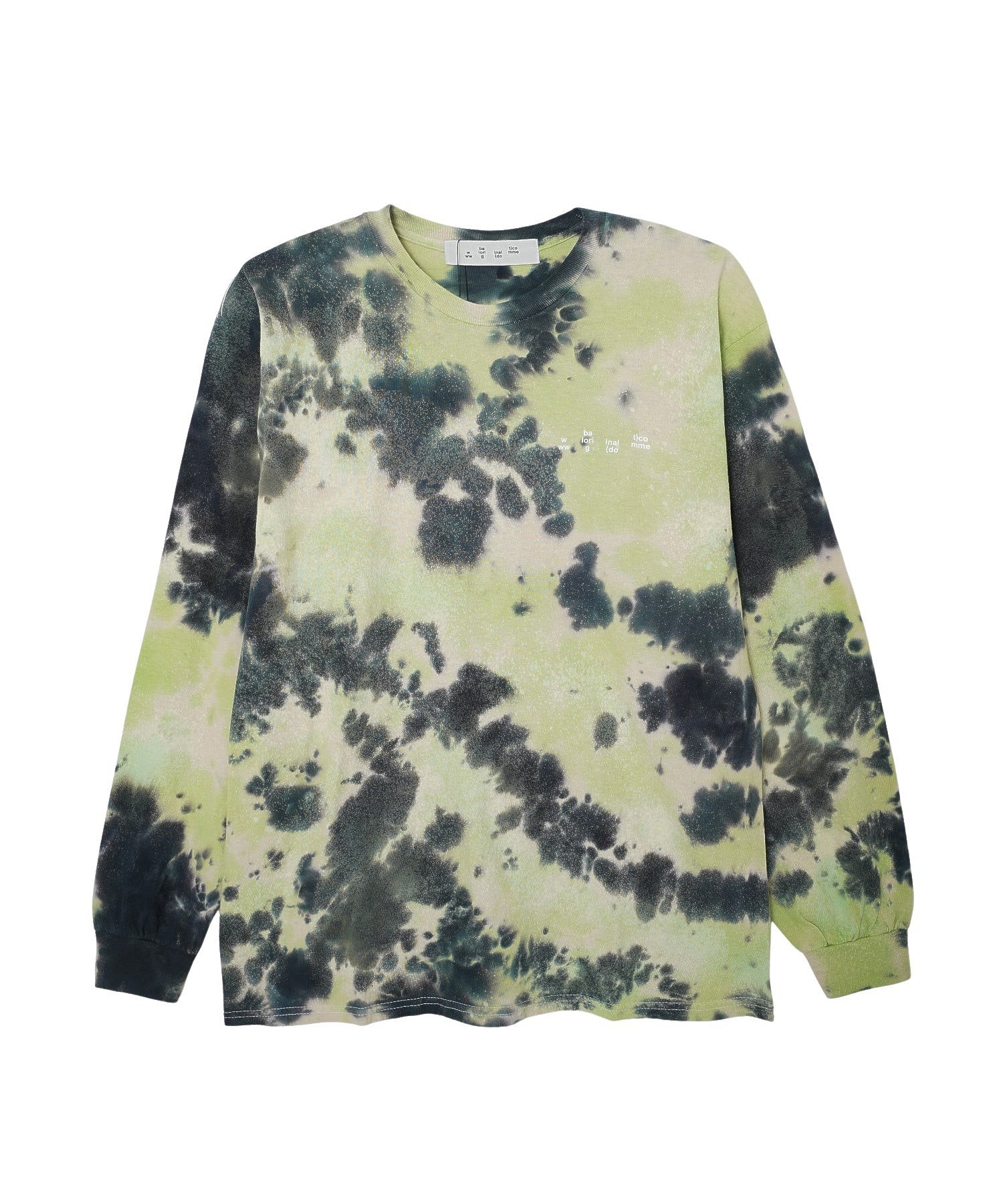 BAL/バル/LOGO TIE DYE LS TEE/ BAL-2074