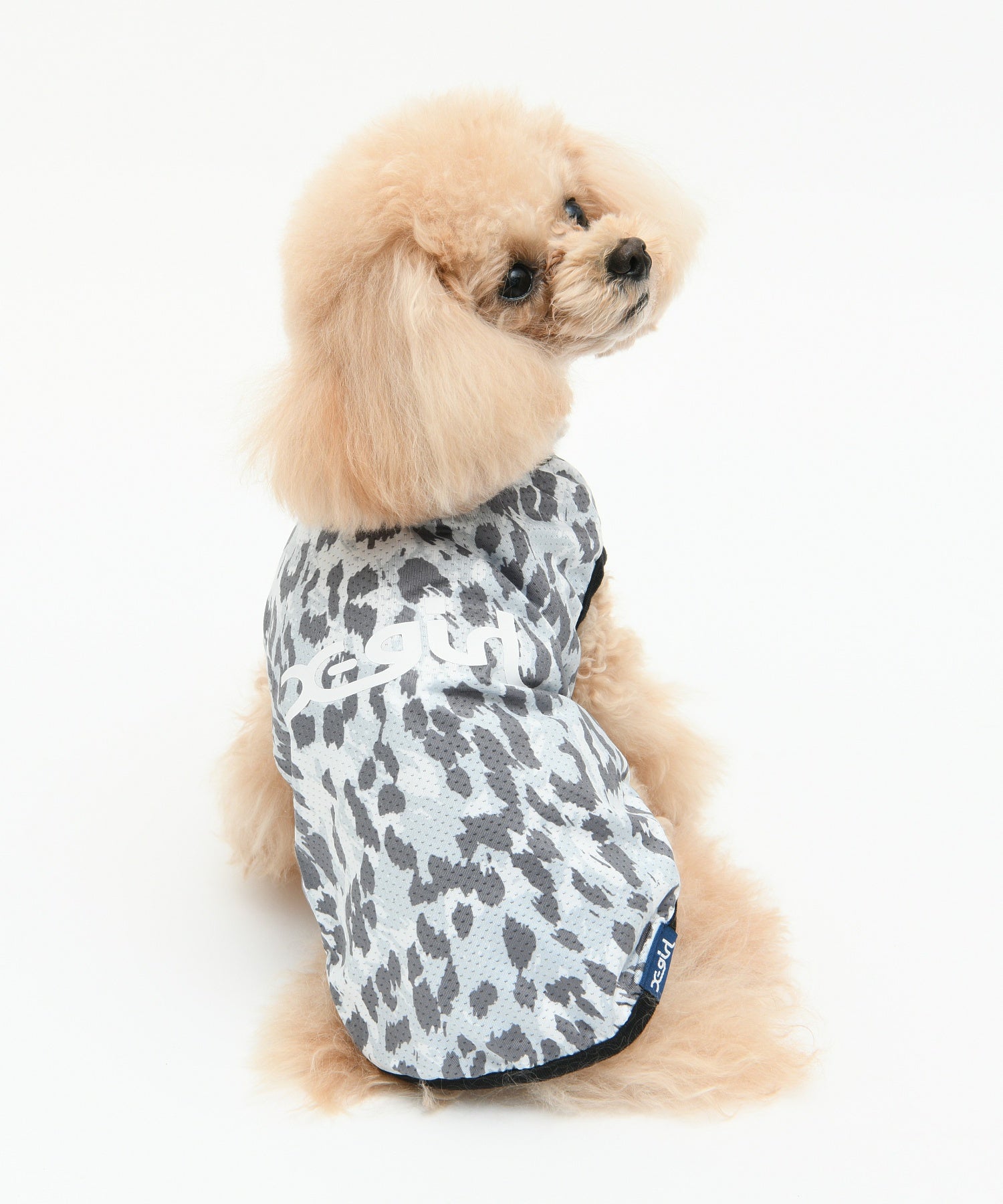 【X-girl DOGWEAR】レオパード柄メッシュタンク
