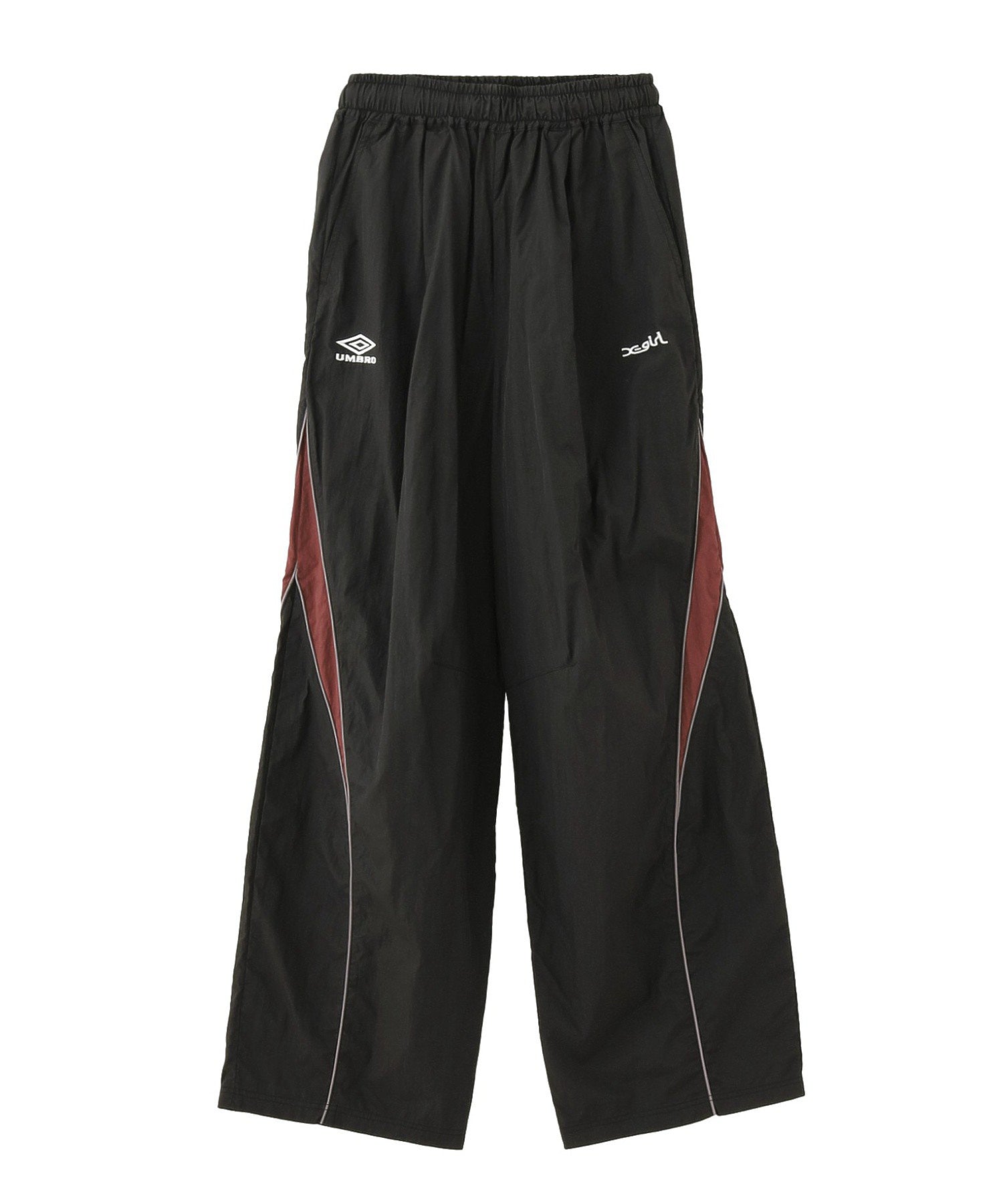 X-girl x UMBRO WIDE LEG TRACK PANTS