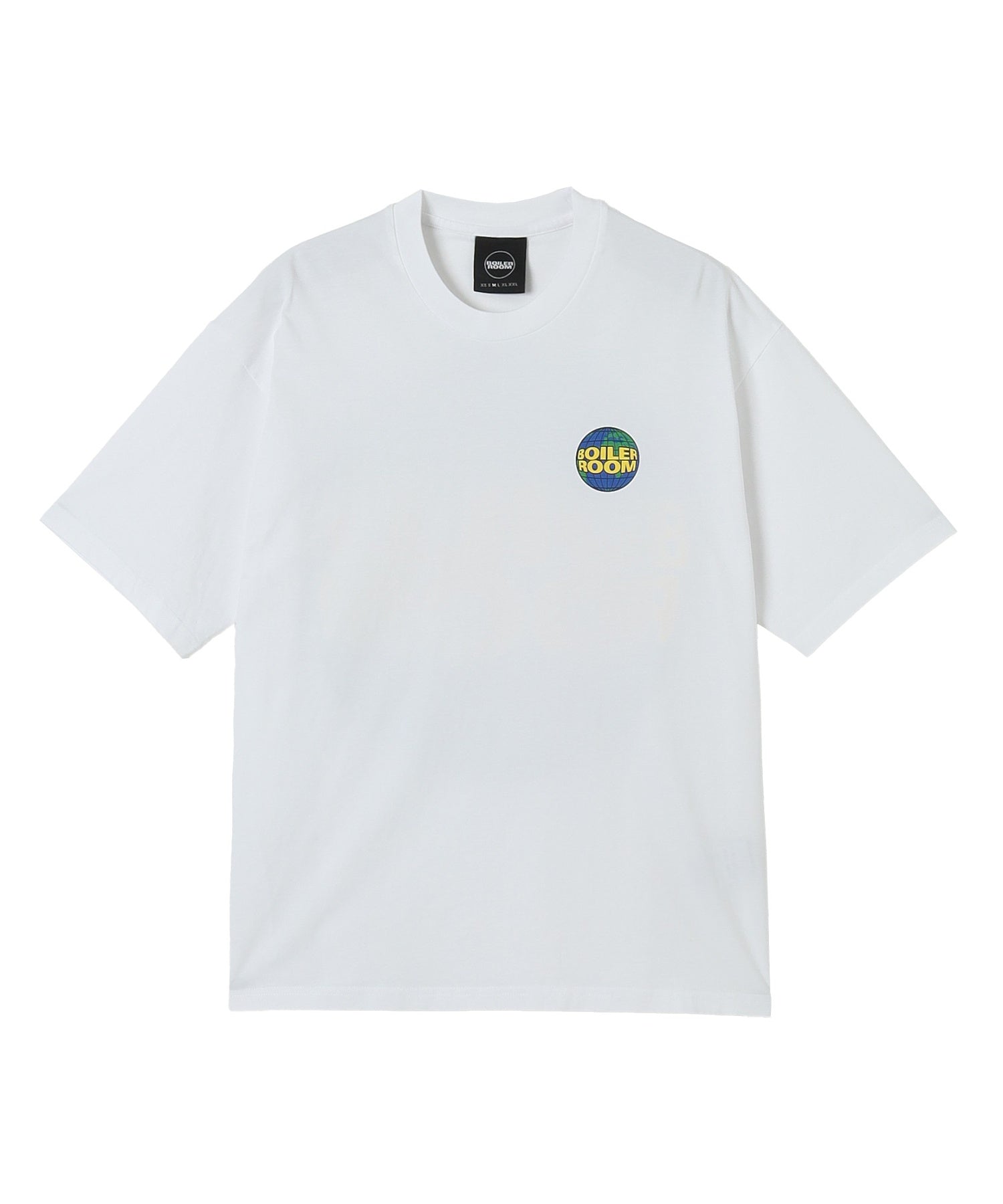 BOILER ROOM/ボイラールーム/GLOBE LOGO T-SHIRT AW25SS35WHT