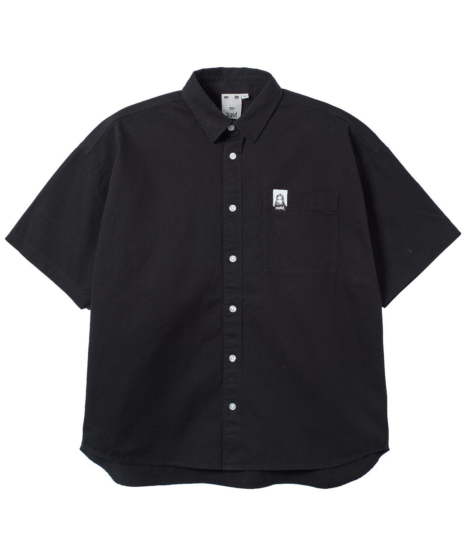 FADED FACE LABEL S/S SHIRT