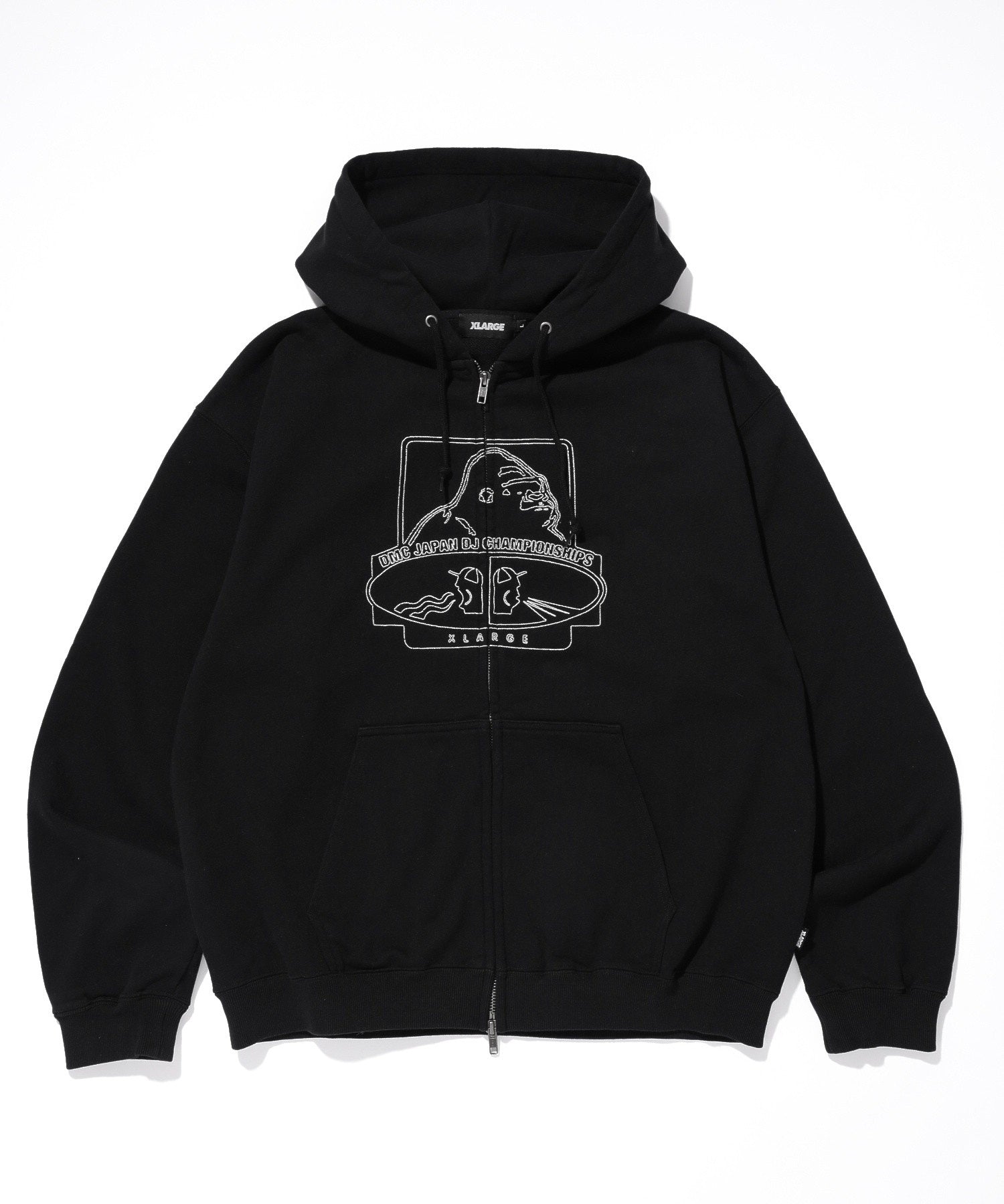 XLARGE×DMC ZIP UP HOODED SWEATSHIRT