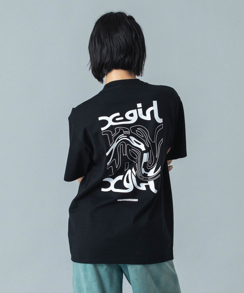 knosis Tシャツ 黒×紫文字 XXL crystal lake/サバプロ 0-6kul05ujAlp_4F.