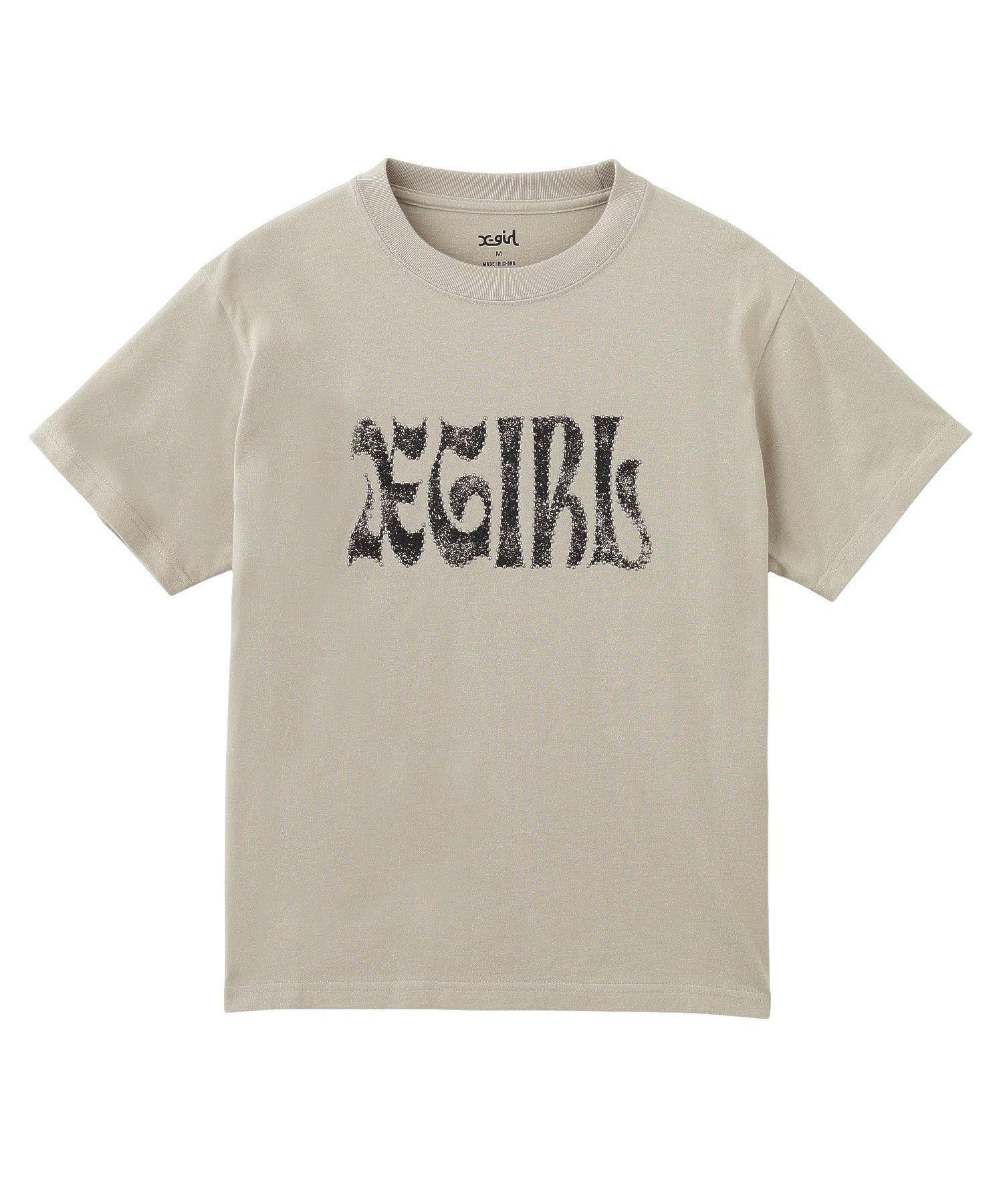 STUDDED LOGO S/S TEE