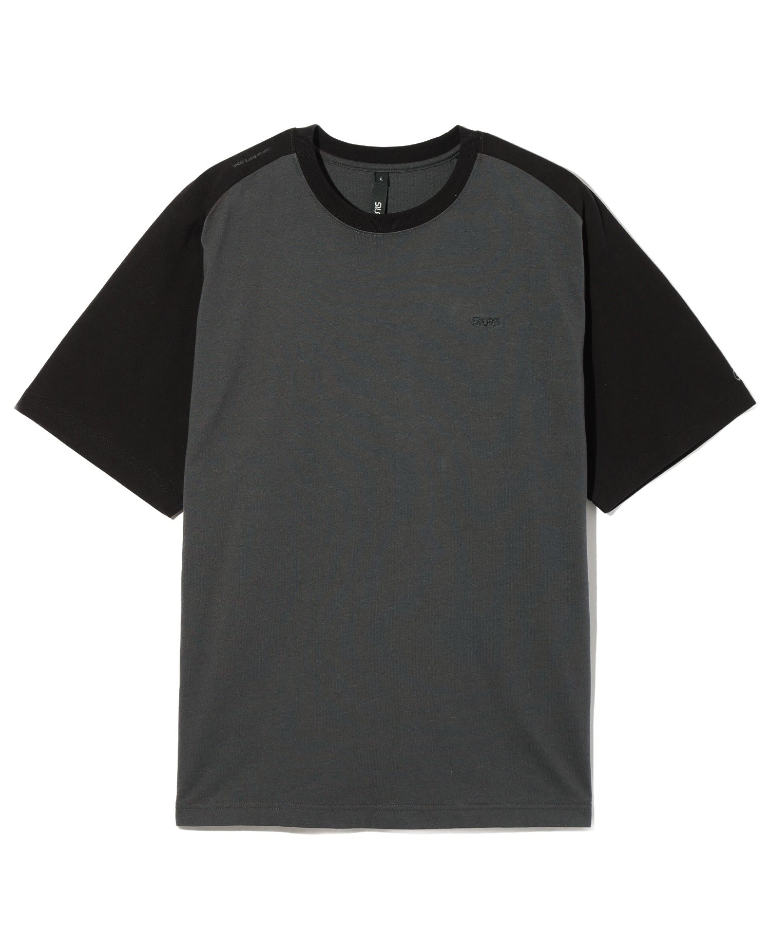 S/S BICOLOR RAGLAN TEE