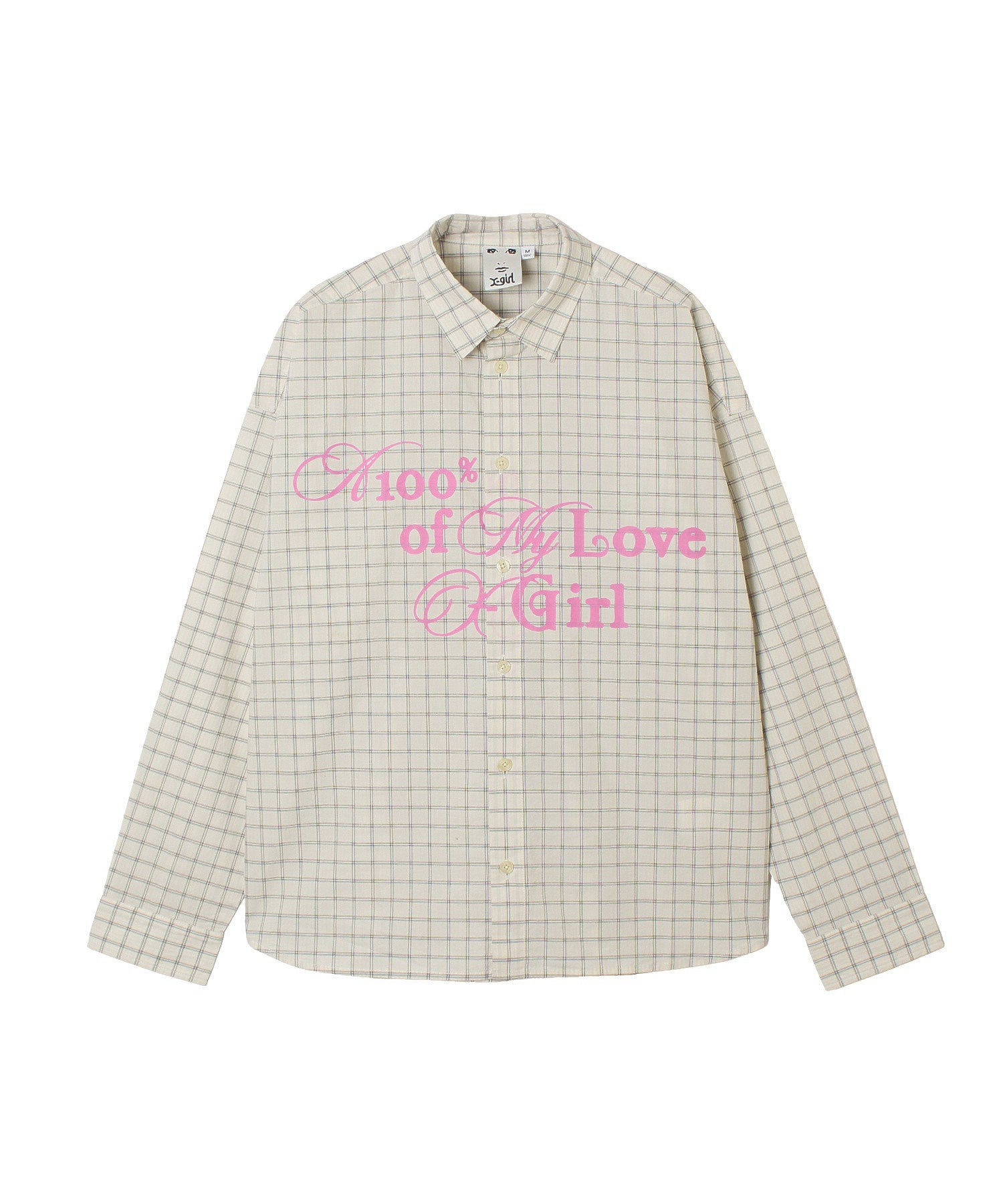MIX FONT LOGO L/S SHIRT