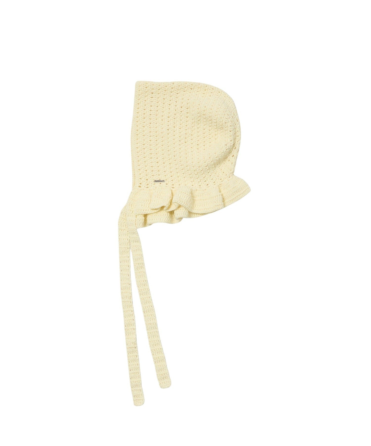 FRILL KNIT BONNET