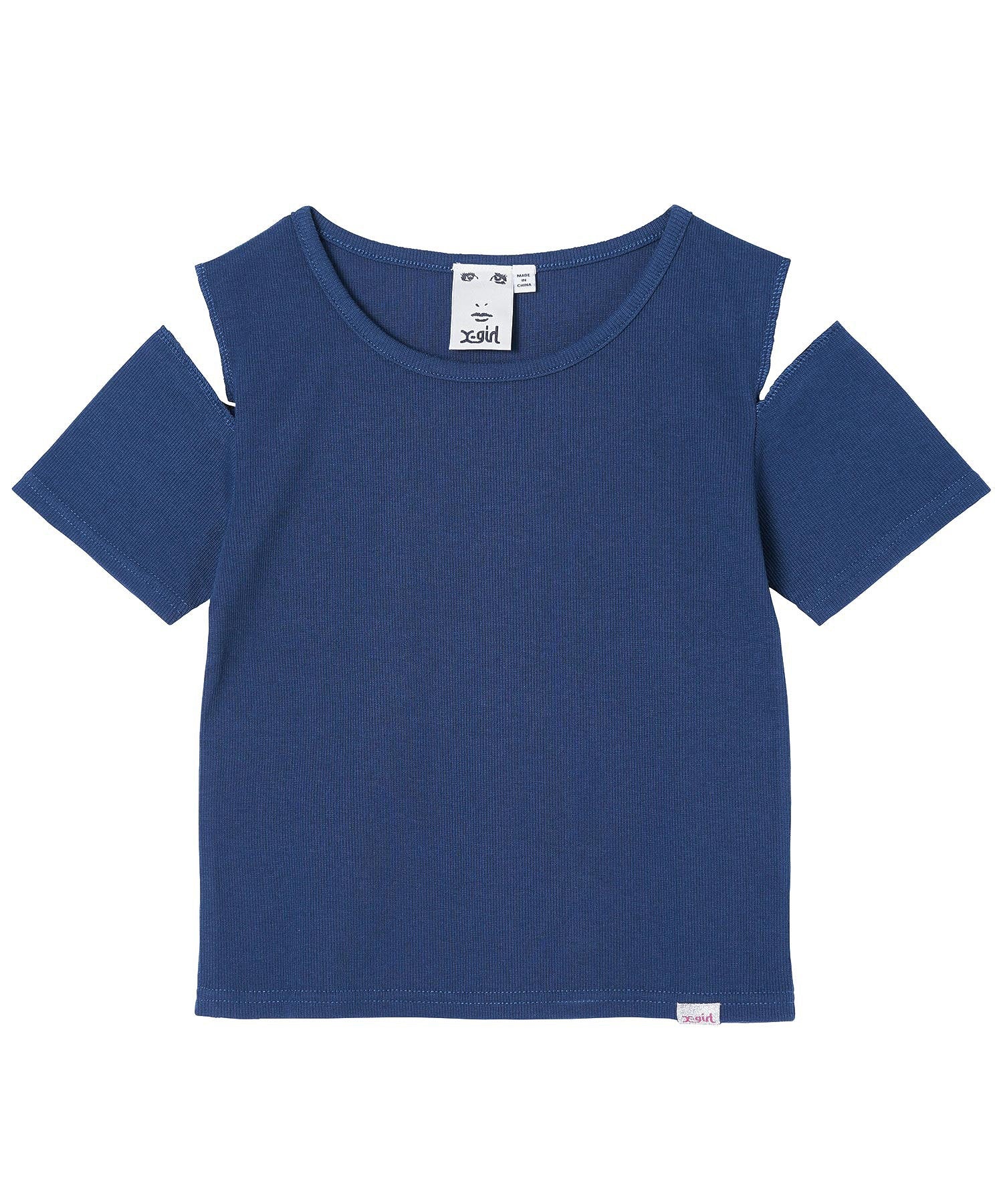 CUT OUT SHOULDER S/S TOP X-girl