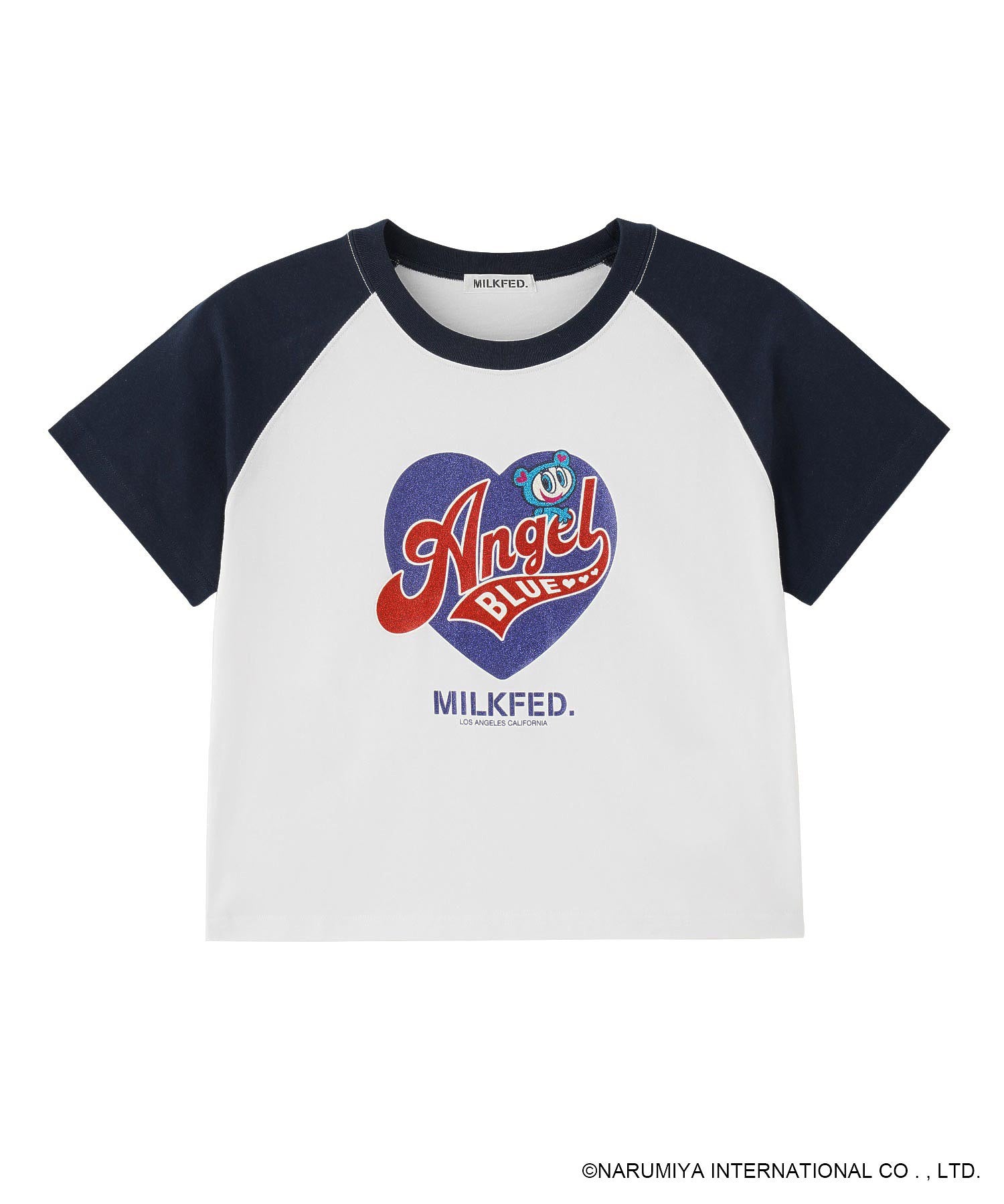 MILKFED. × ANGEL BLUE COMPACT B/B TEE