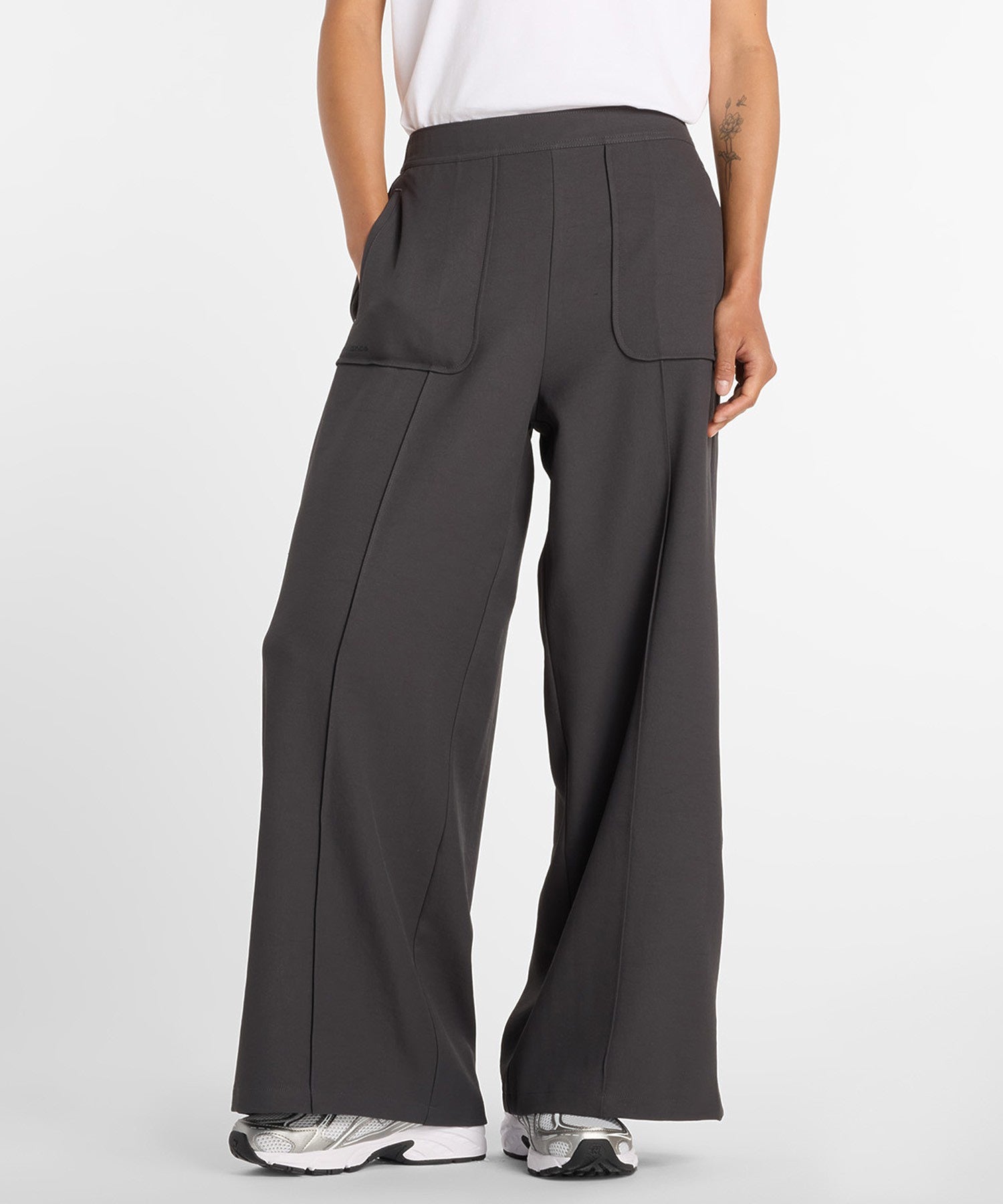 NEW BALANCE/ニューバランス/W NB Grey SIDE SNAP PANT WB61Y2ZJ