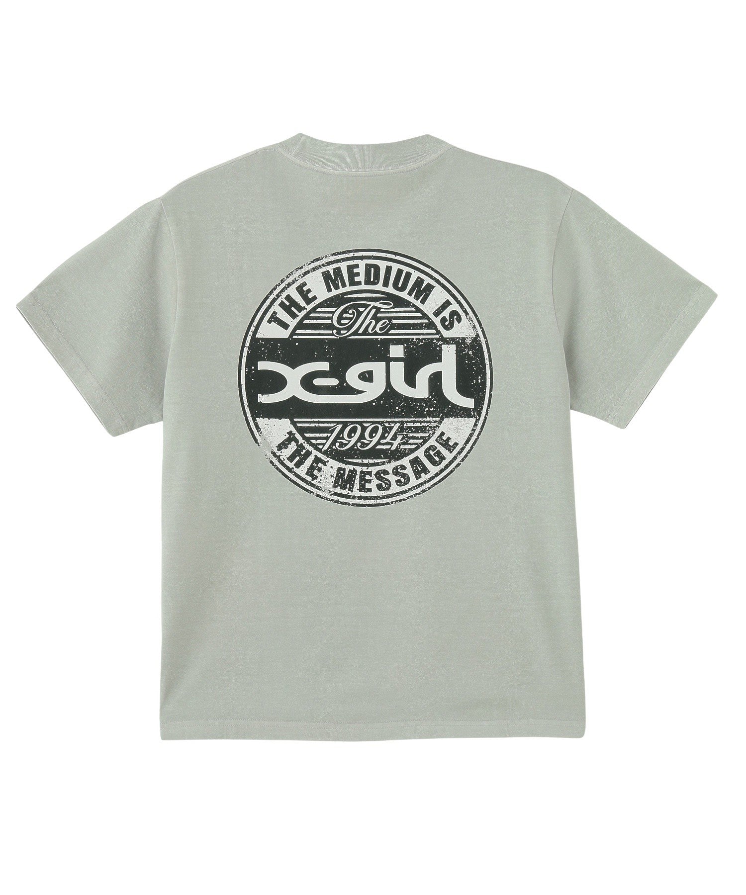 PIGMENT DISTRESSED CIRCLE LOGO S/S TEE