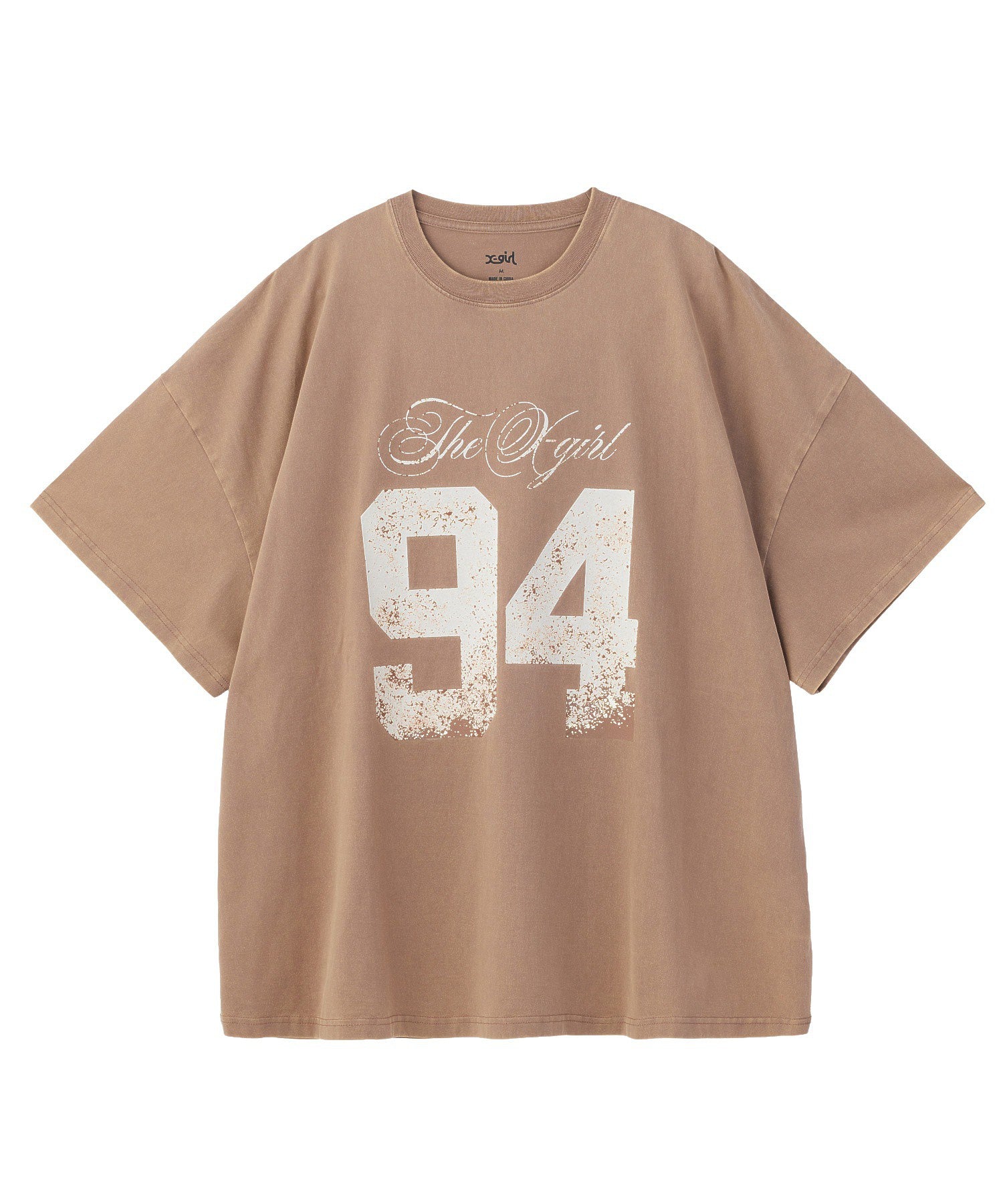 FADED FLOCKY NUMBER S/S TEE DRESS