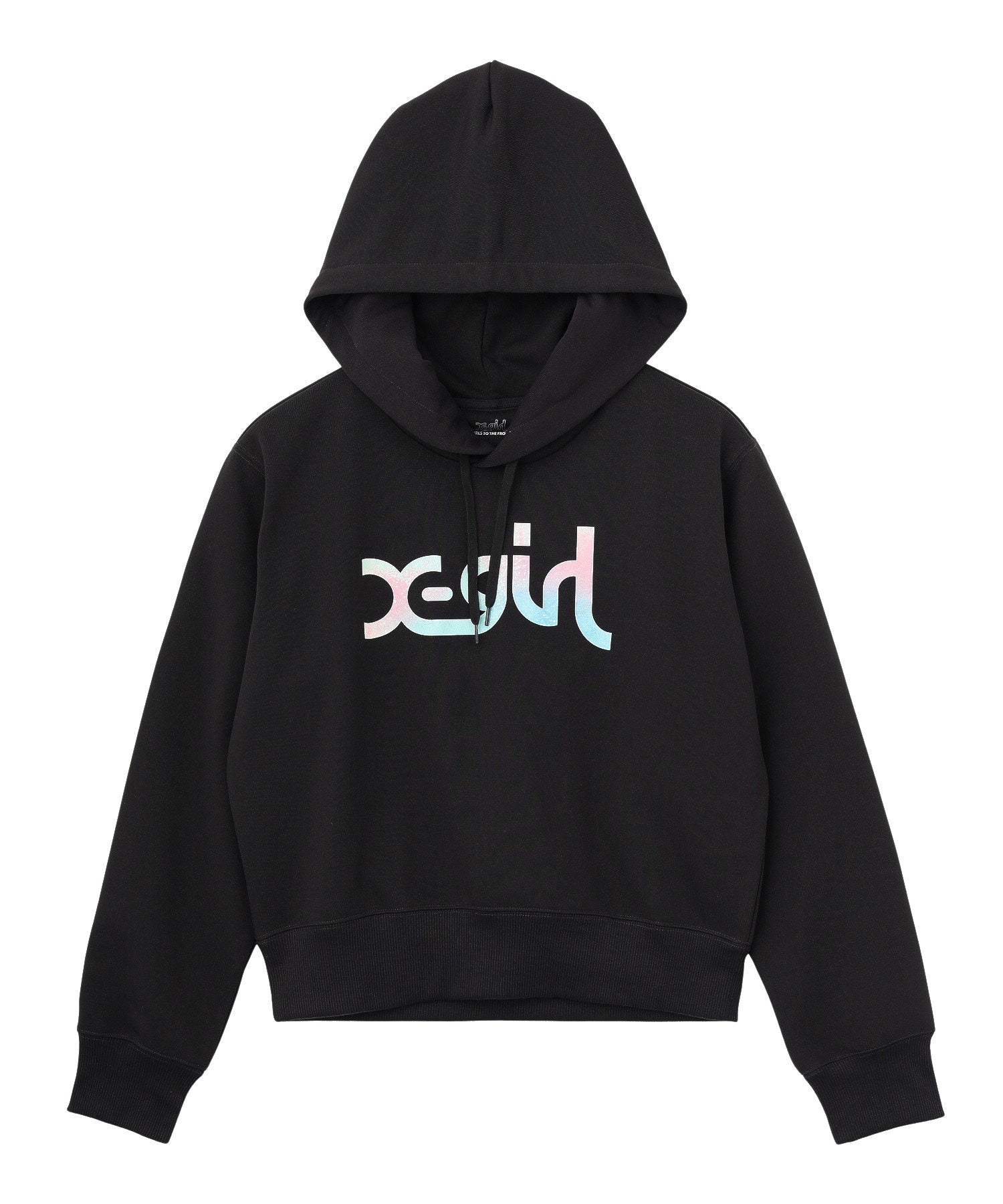 MARBLE LOGO SHORT HOODIE SWEATSHIRT