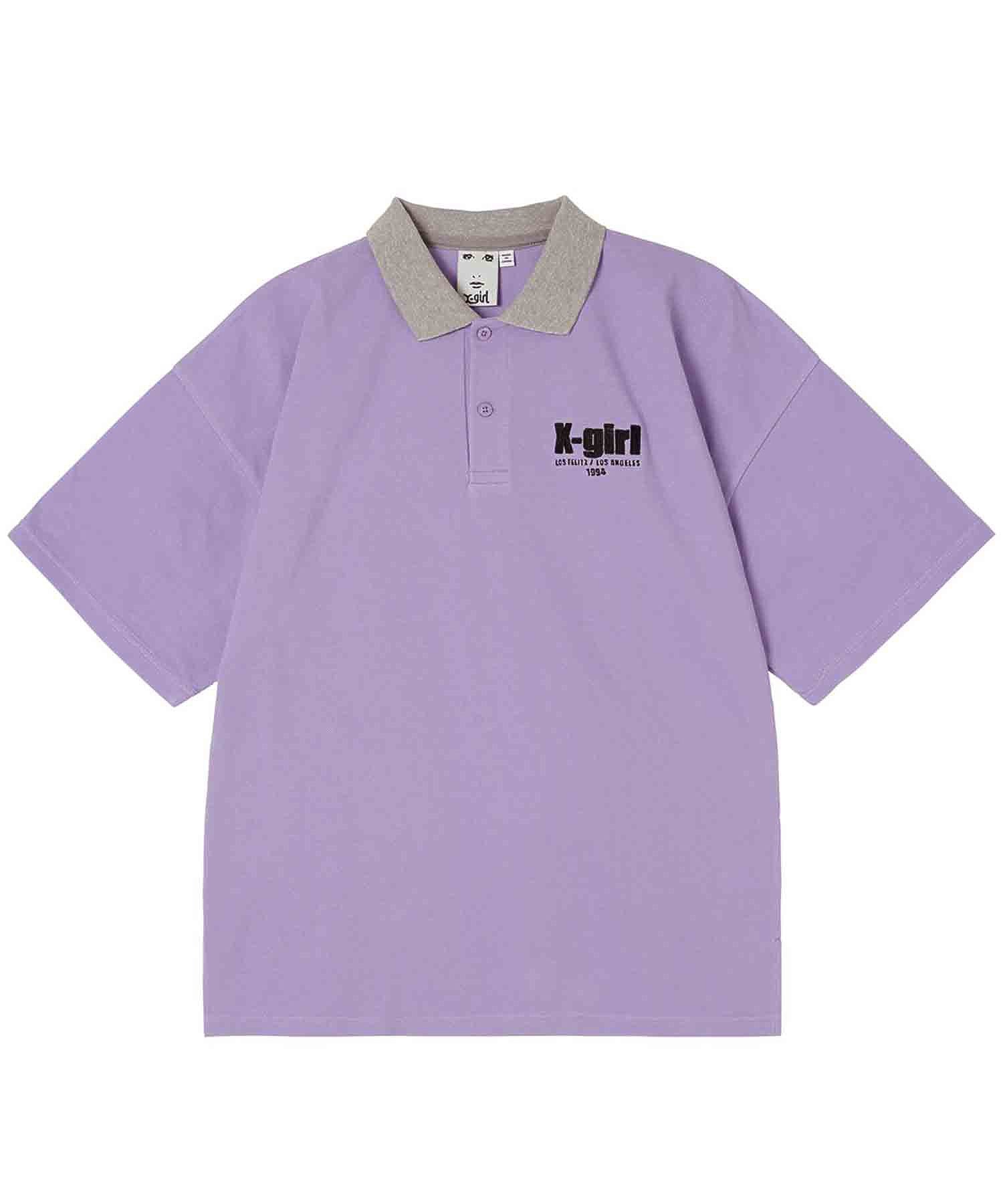 LOGO S/S BIG POLO SHIRT X-girl