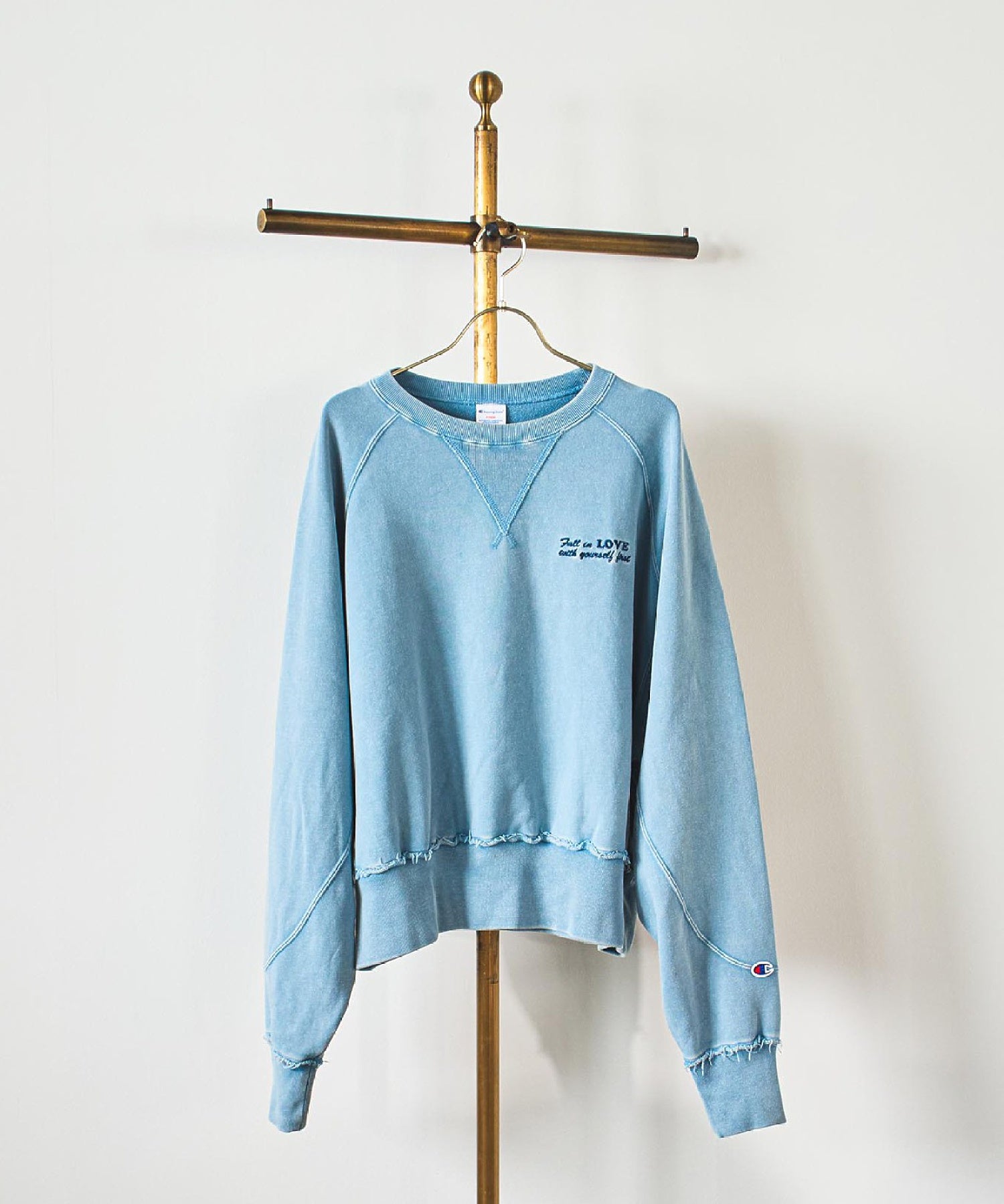 【Champion別注】ROSE BUD×Champion HEAVY WASH SWEAT