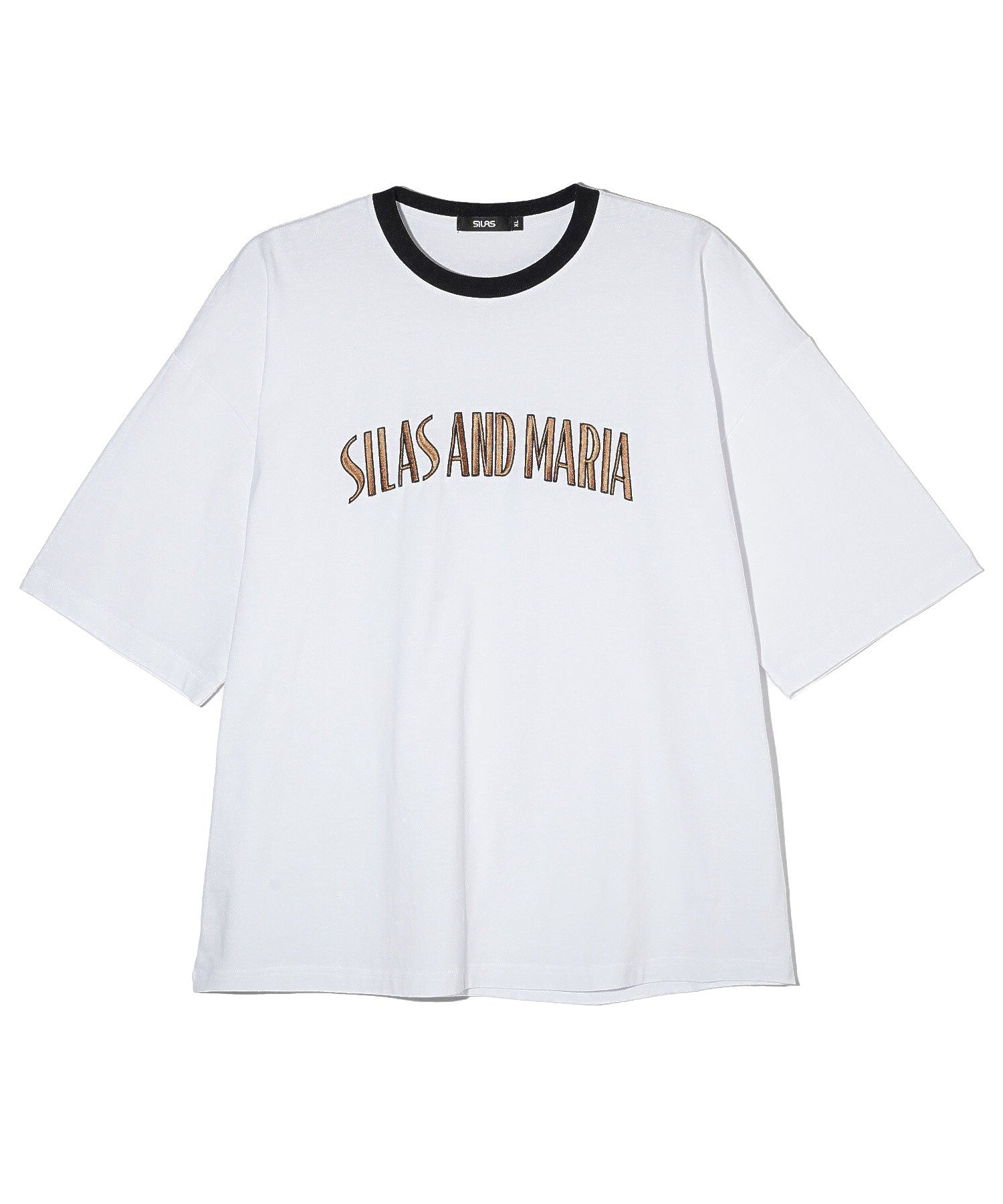 EMBROIDERED WIDE S/S TEE