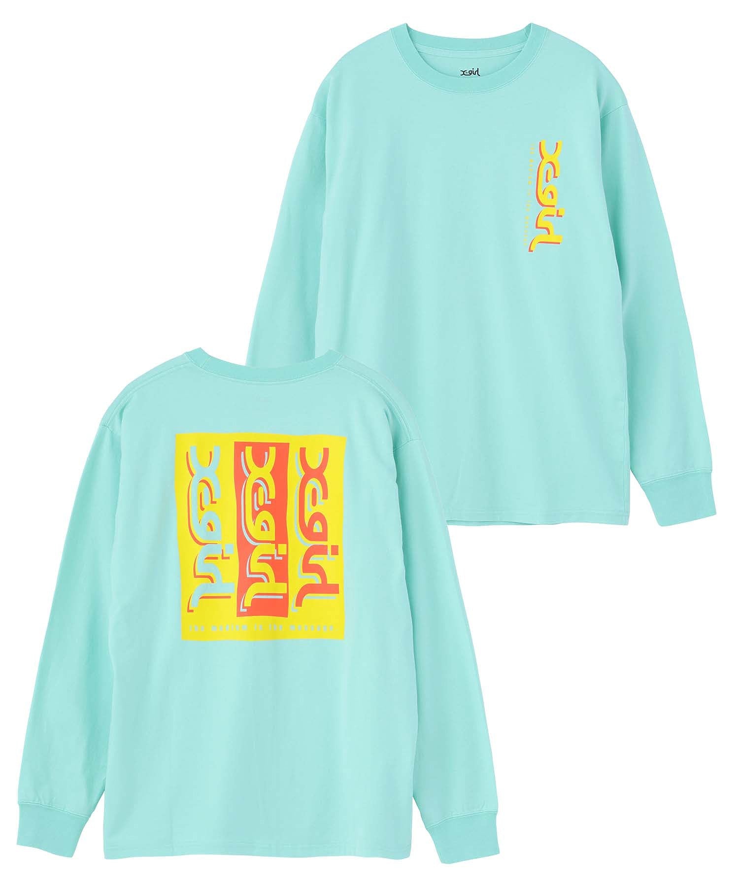 TRIPLE MILLS LOGO L/S TEE X-girl