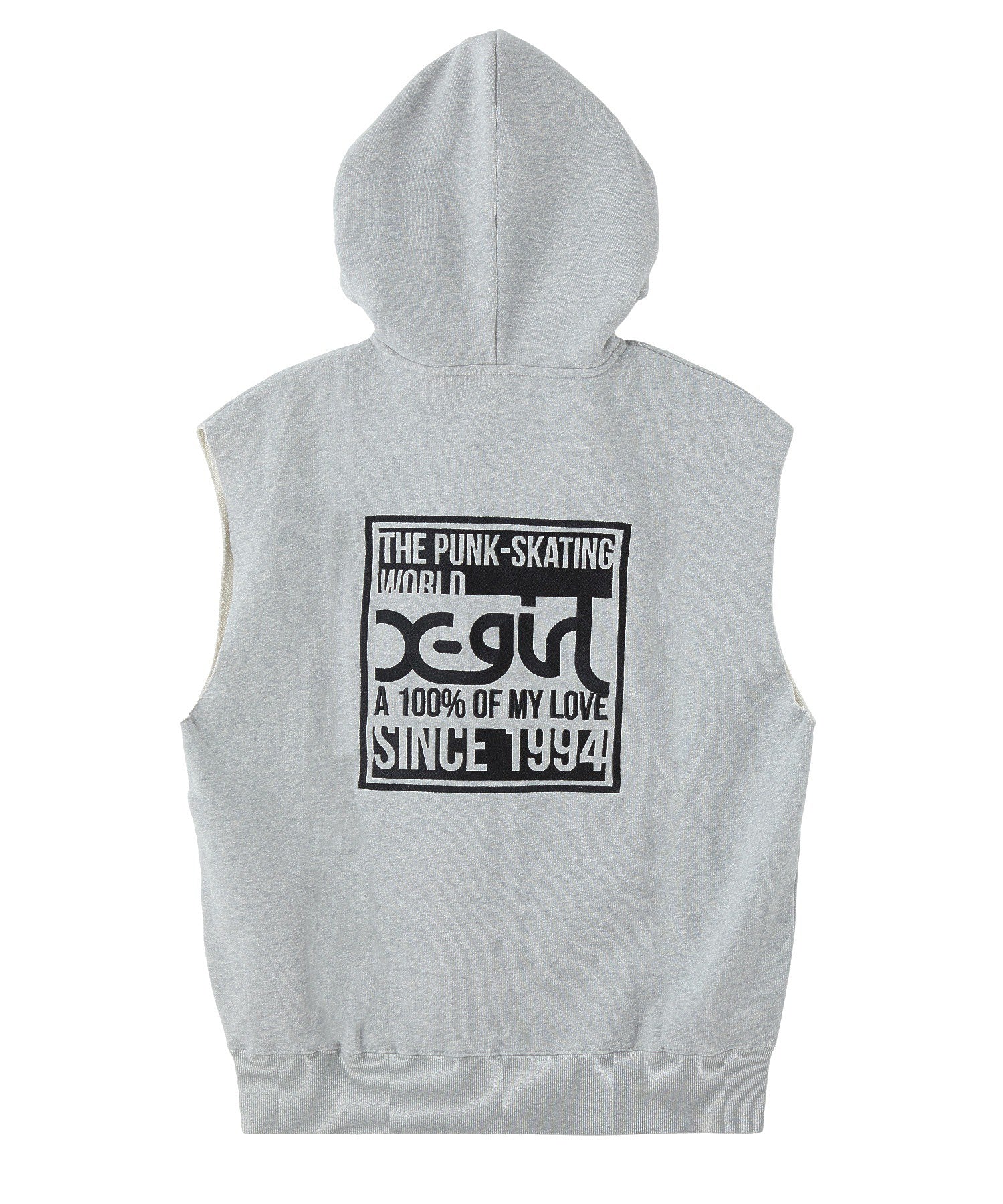 SIGNBOARD LOGO ZIP UP SWEAT VEST