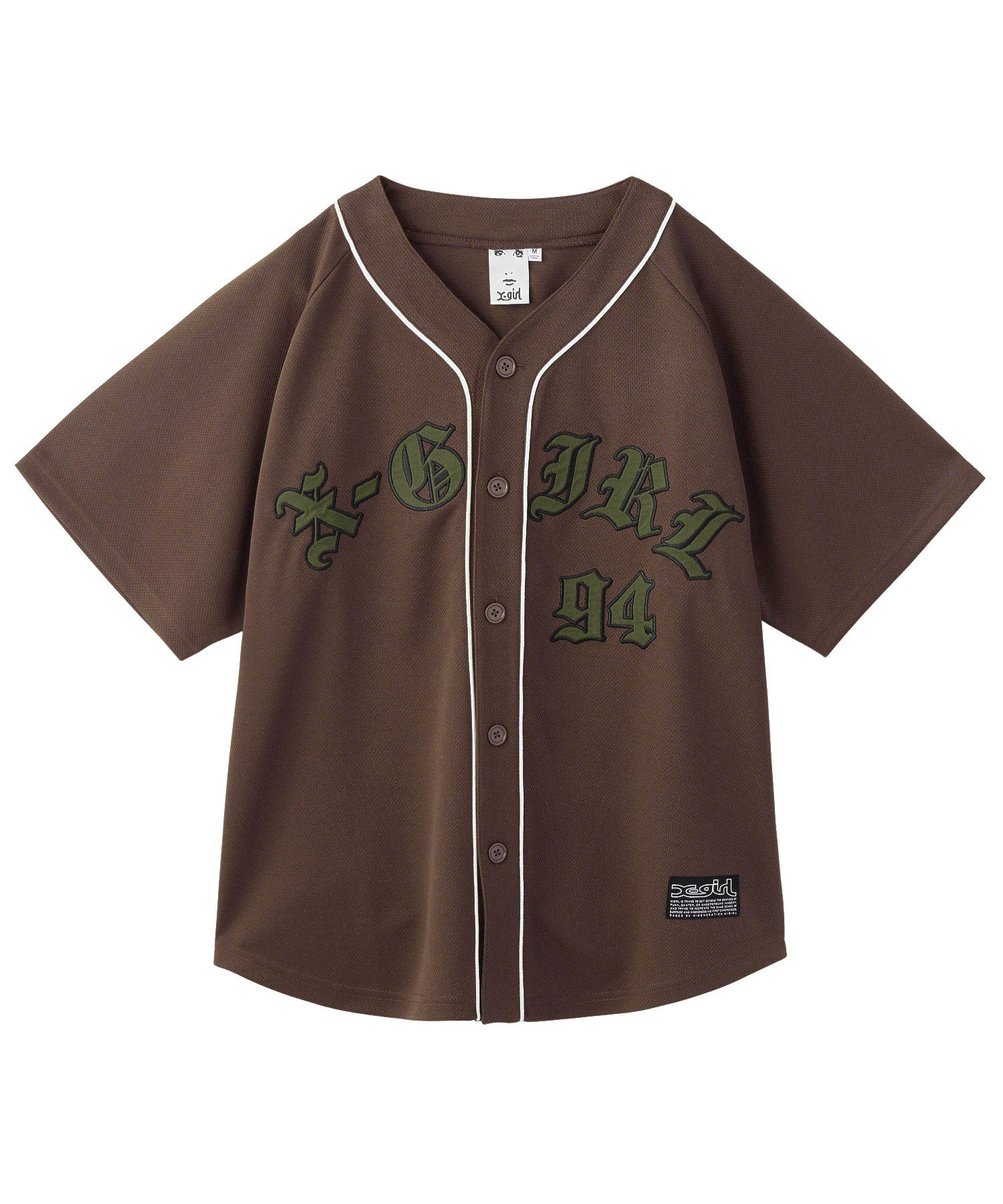 OLD ENGLISH LOGO BASEBALL SHIRT