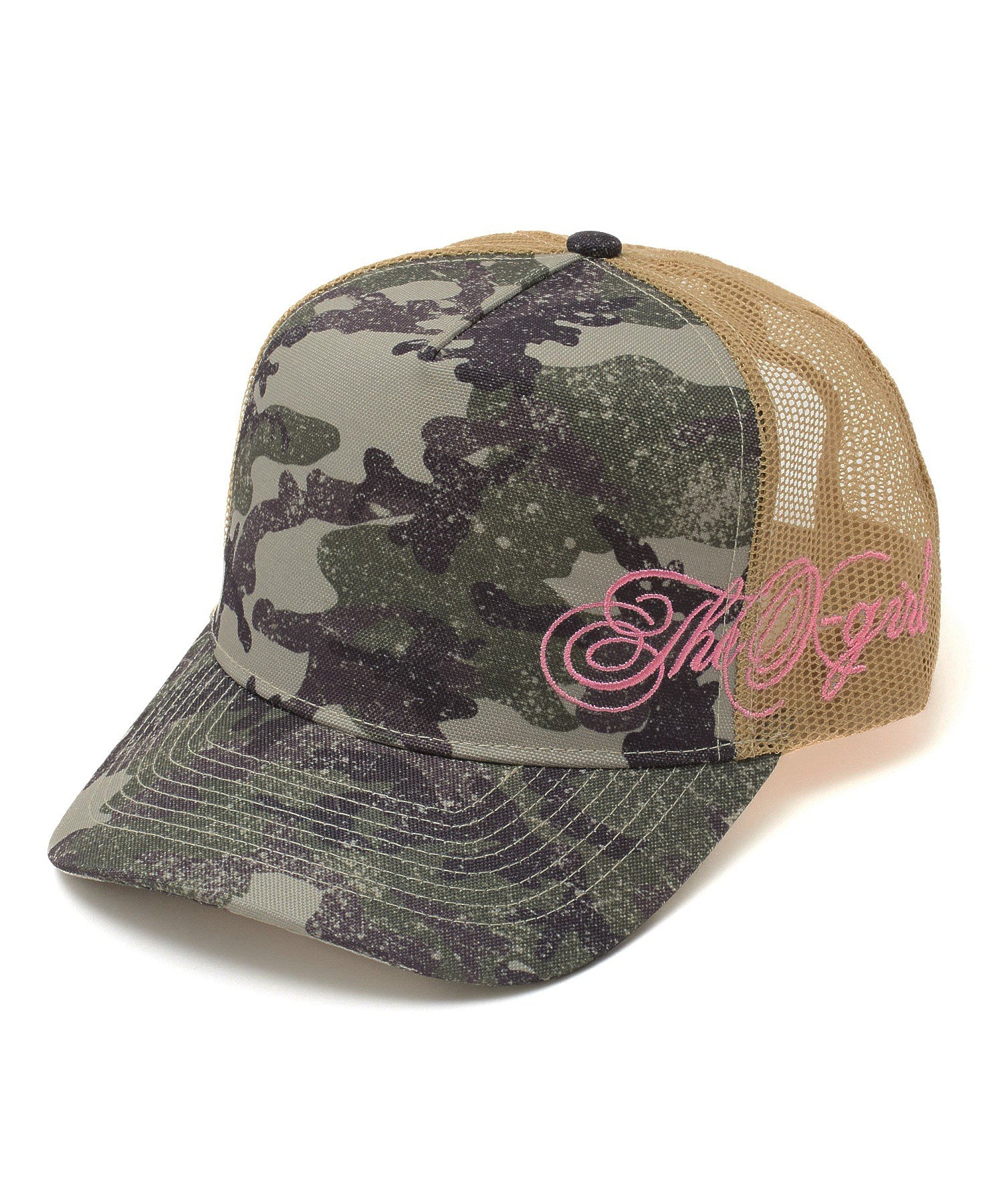 SIDE SCRIPT LOGO TRUCKER CAP