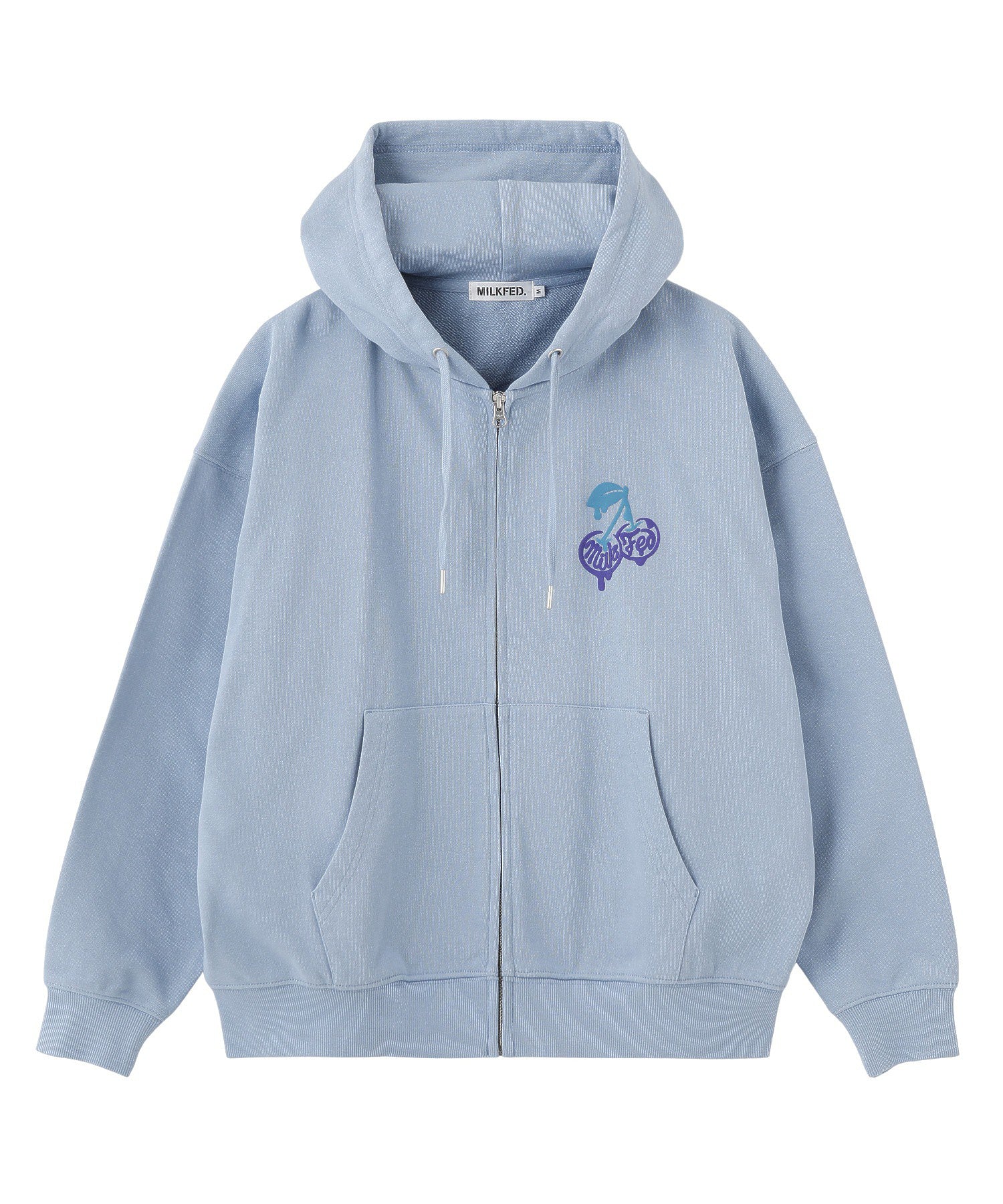 MELTY CHERRY WIDE ZIP UP HOODIE