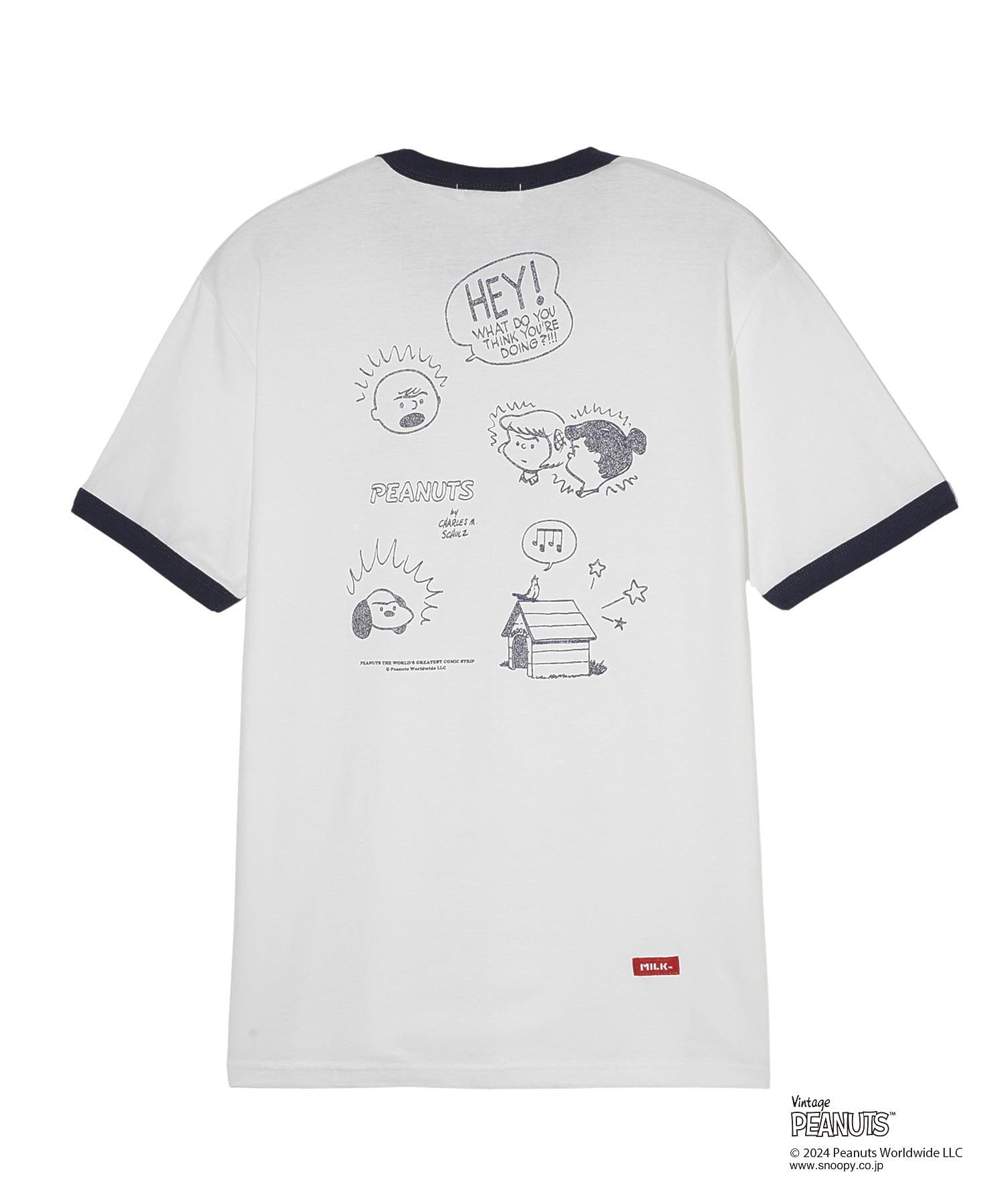 MILKFED. x PEANUTS RINGER S/S TEE