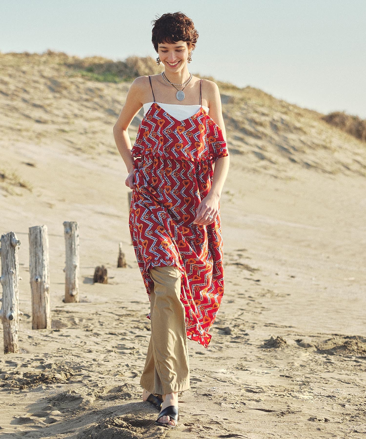 HEART PRINT DRESS